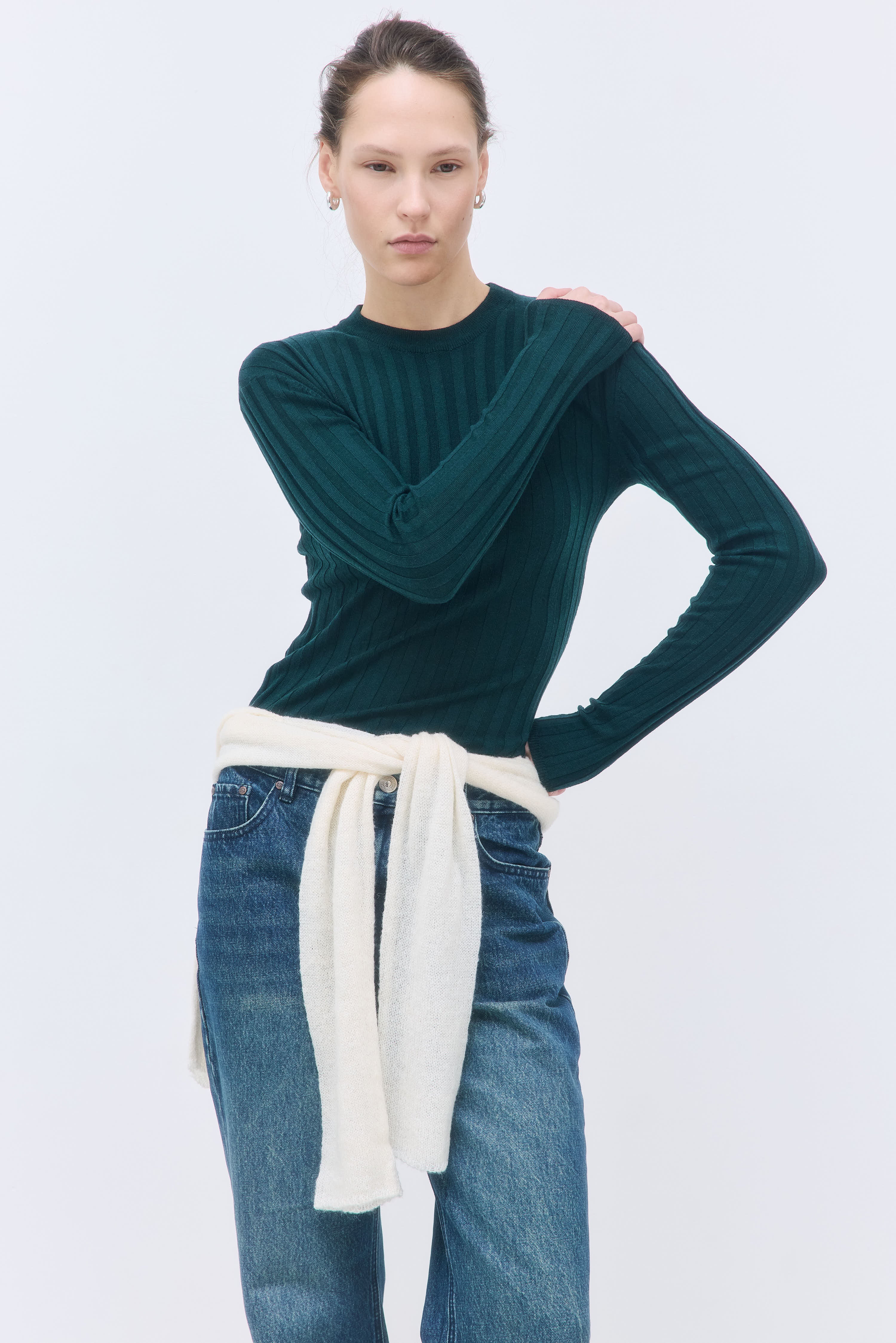 Soft Ribbed Crew Neck - Image 8