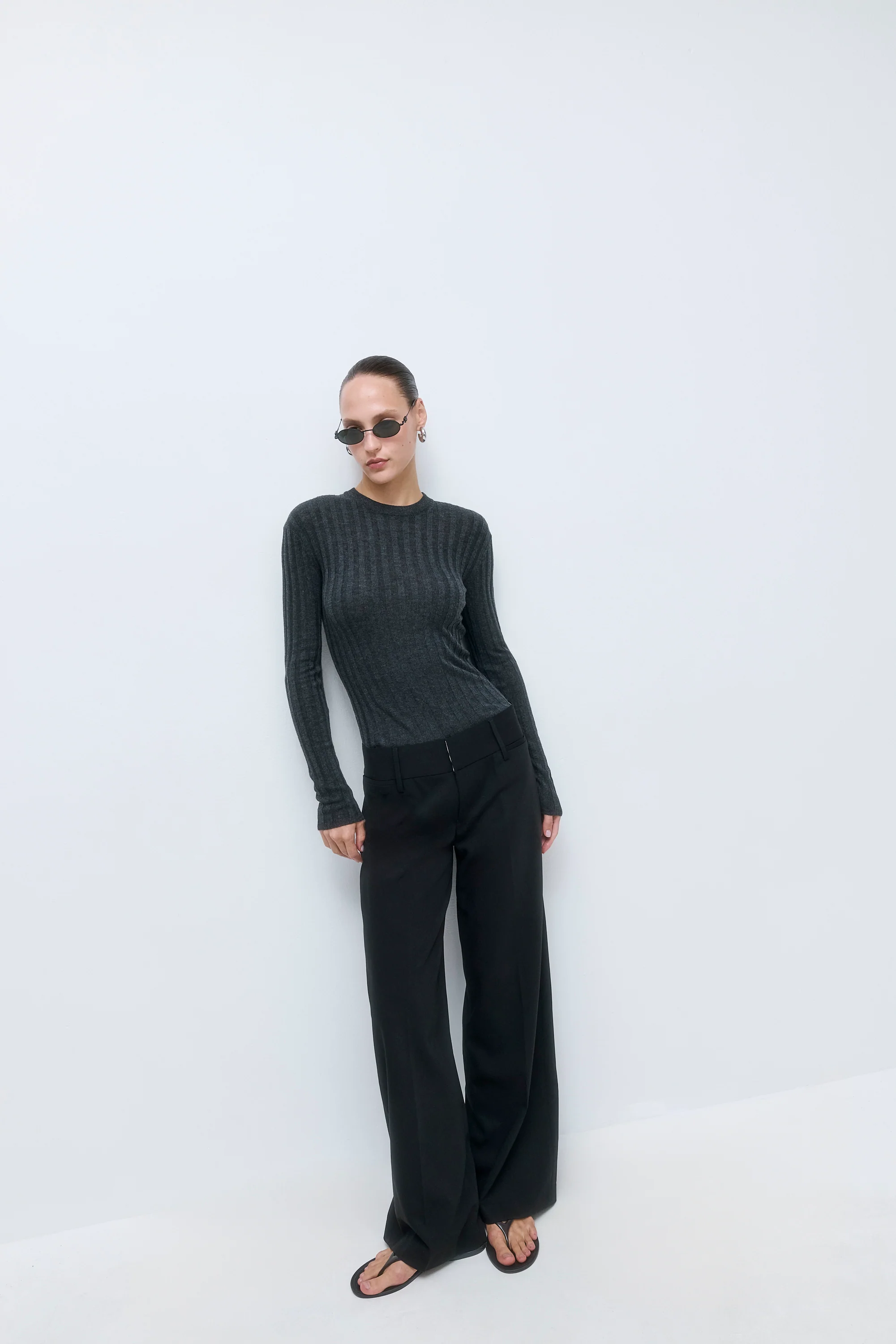 Soft Ribbed Crew Neck - Image 3