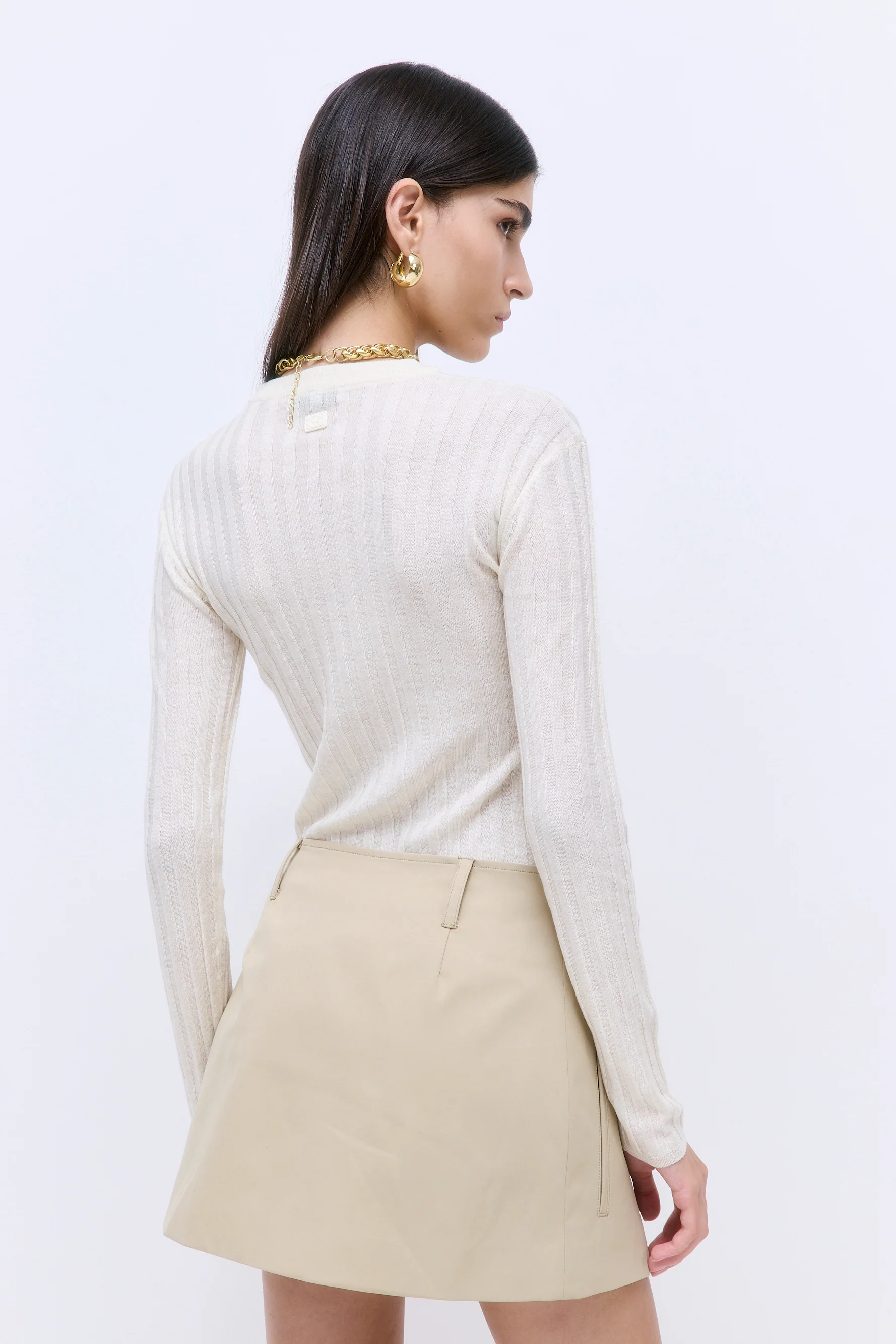 Soft Ribbed Crew Neck - Image 5