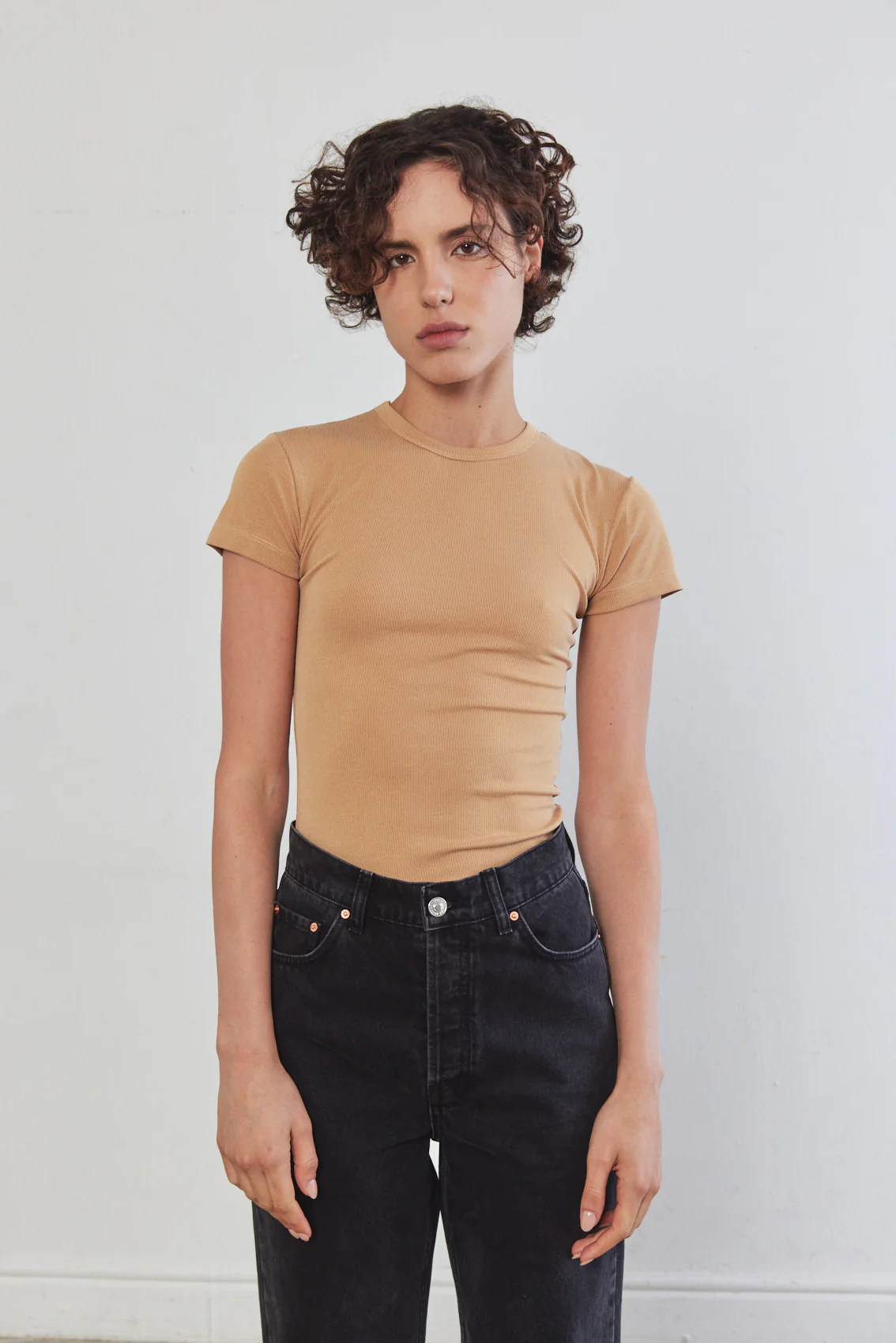 Soft Ribbed T Shirt