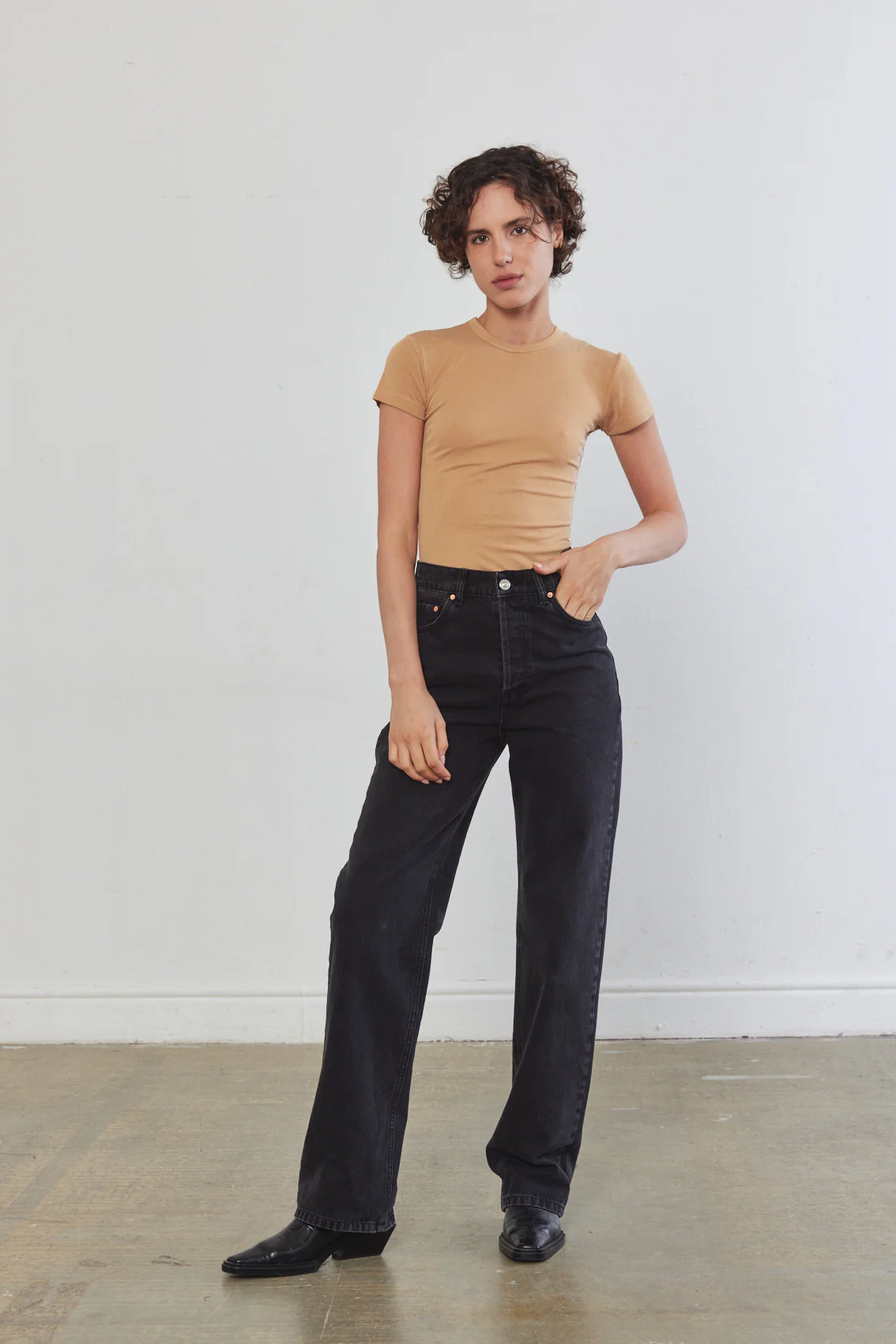 Soft Ribbed T Shirt - Image 2