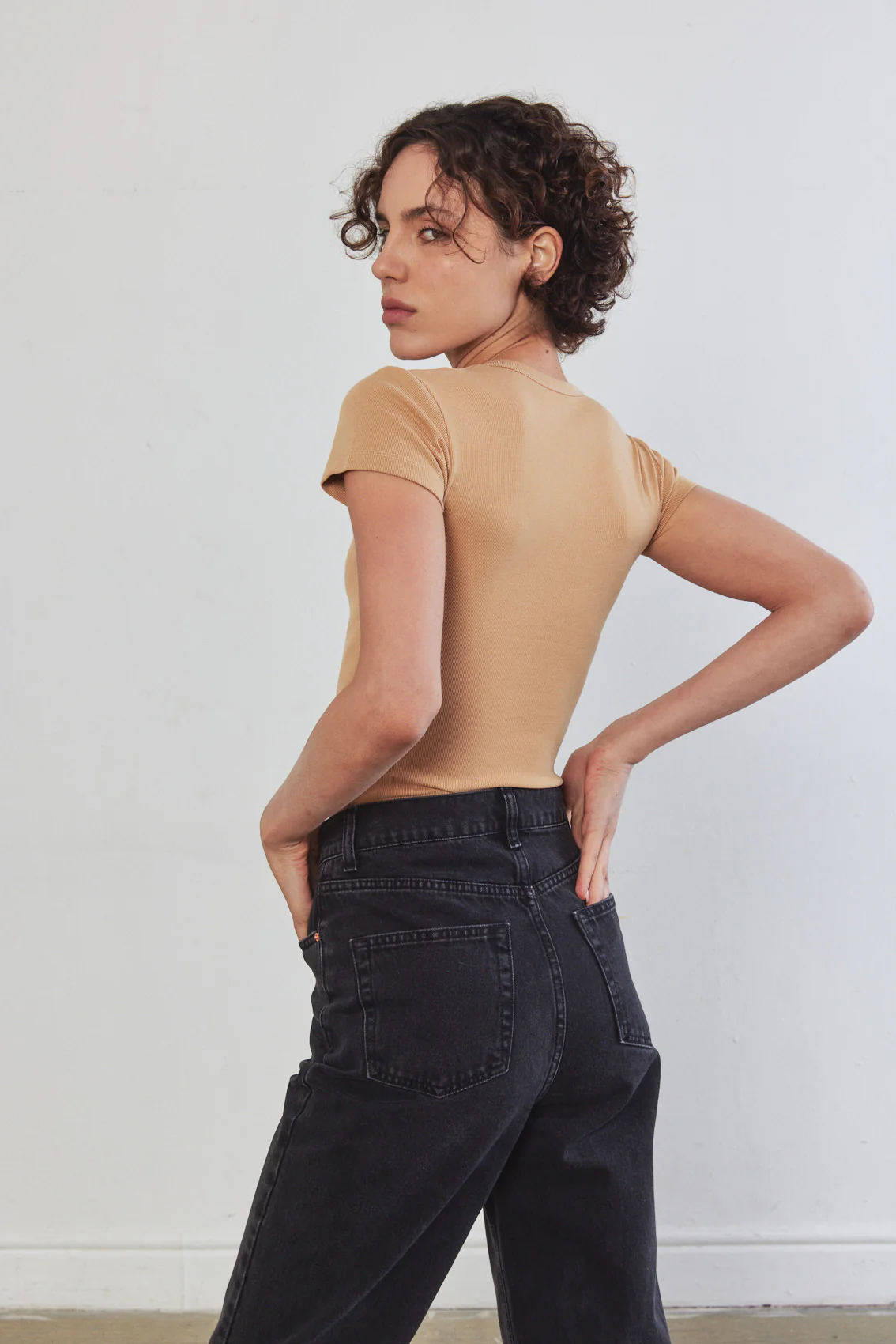 Soft Ribbed T Shirt - Image 4