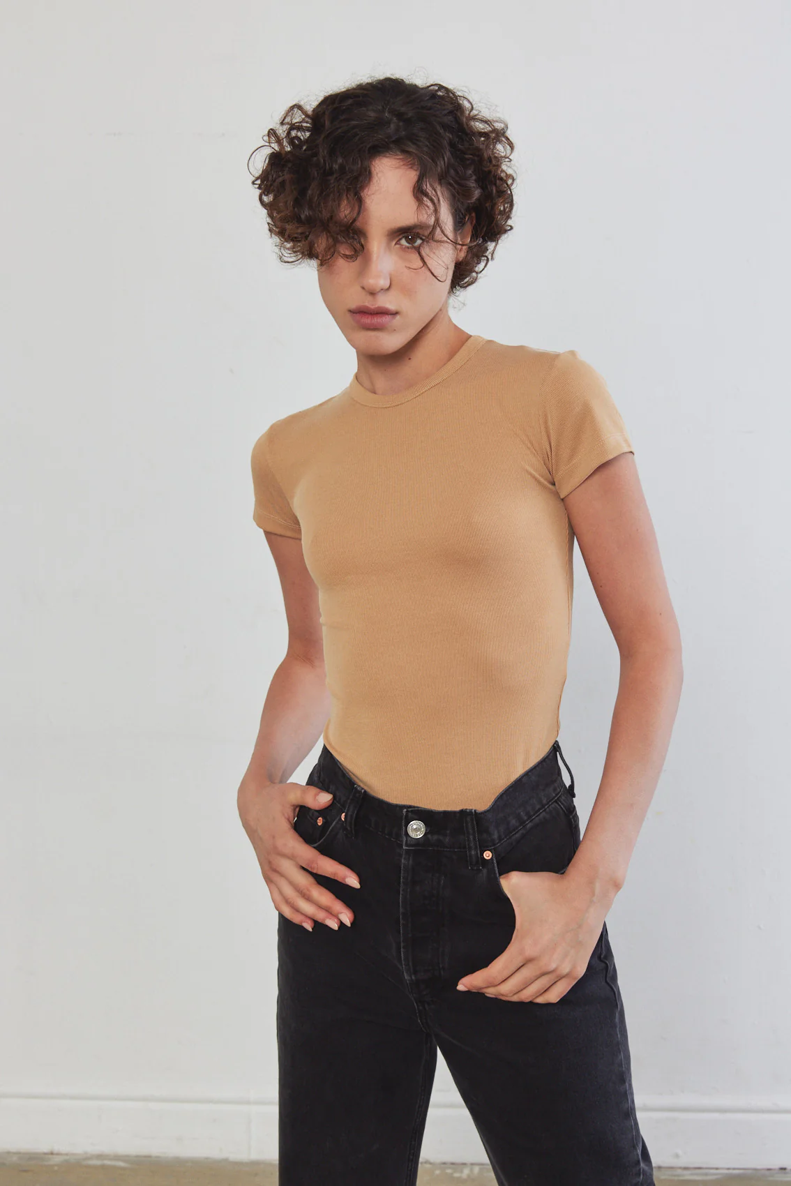Soft Ribbed T Shirt - Image 5
