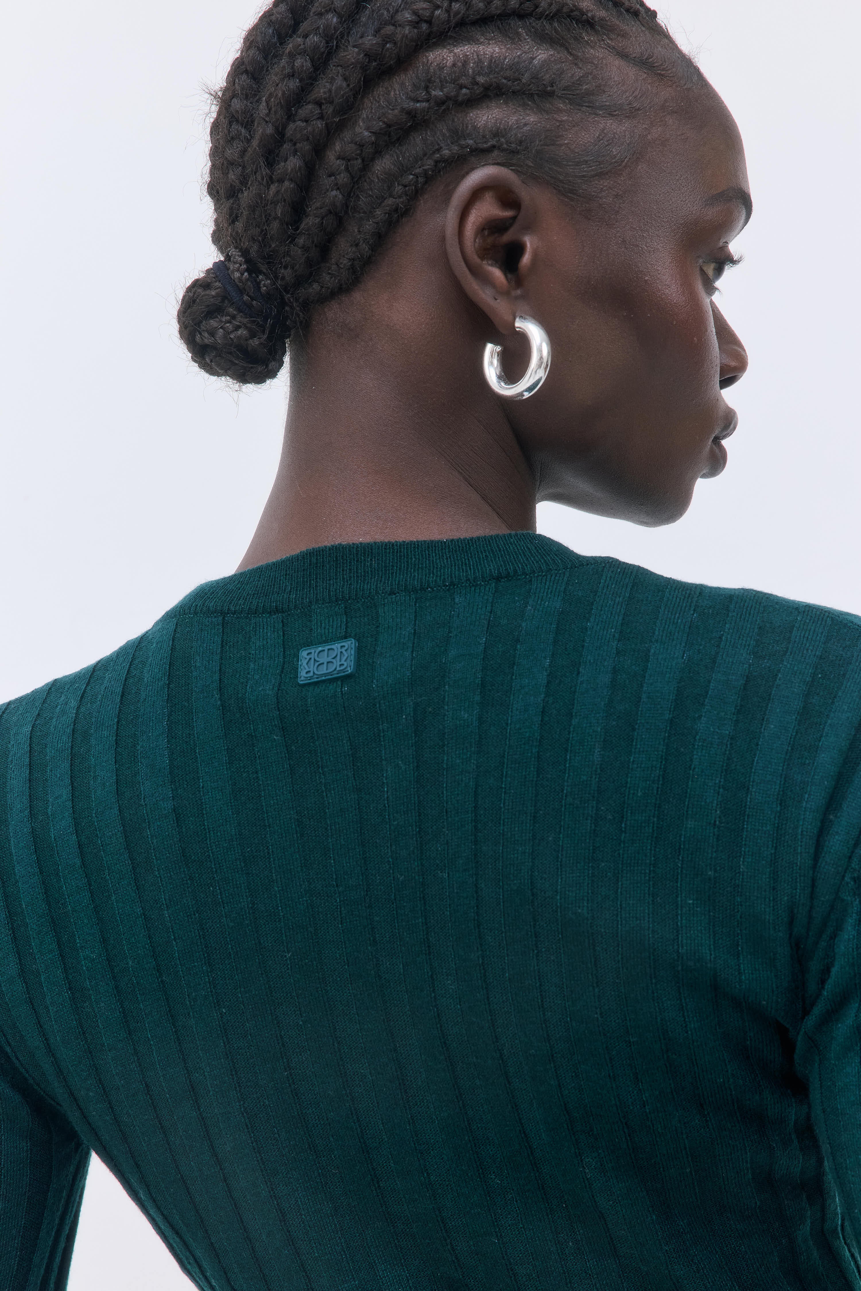 Soft Ribbed V Neck - Image 6