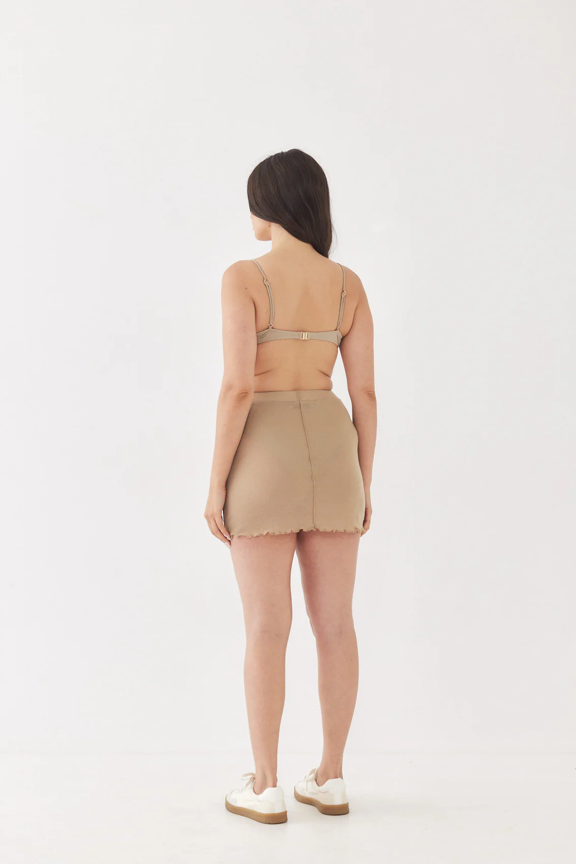 Soft Curling Sheer Mini Skirt - Image 11