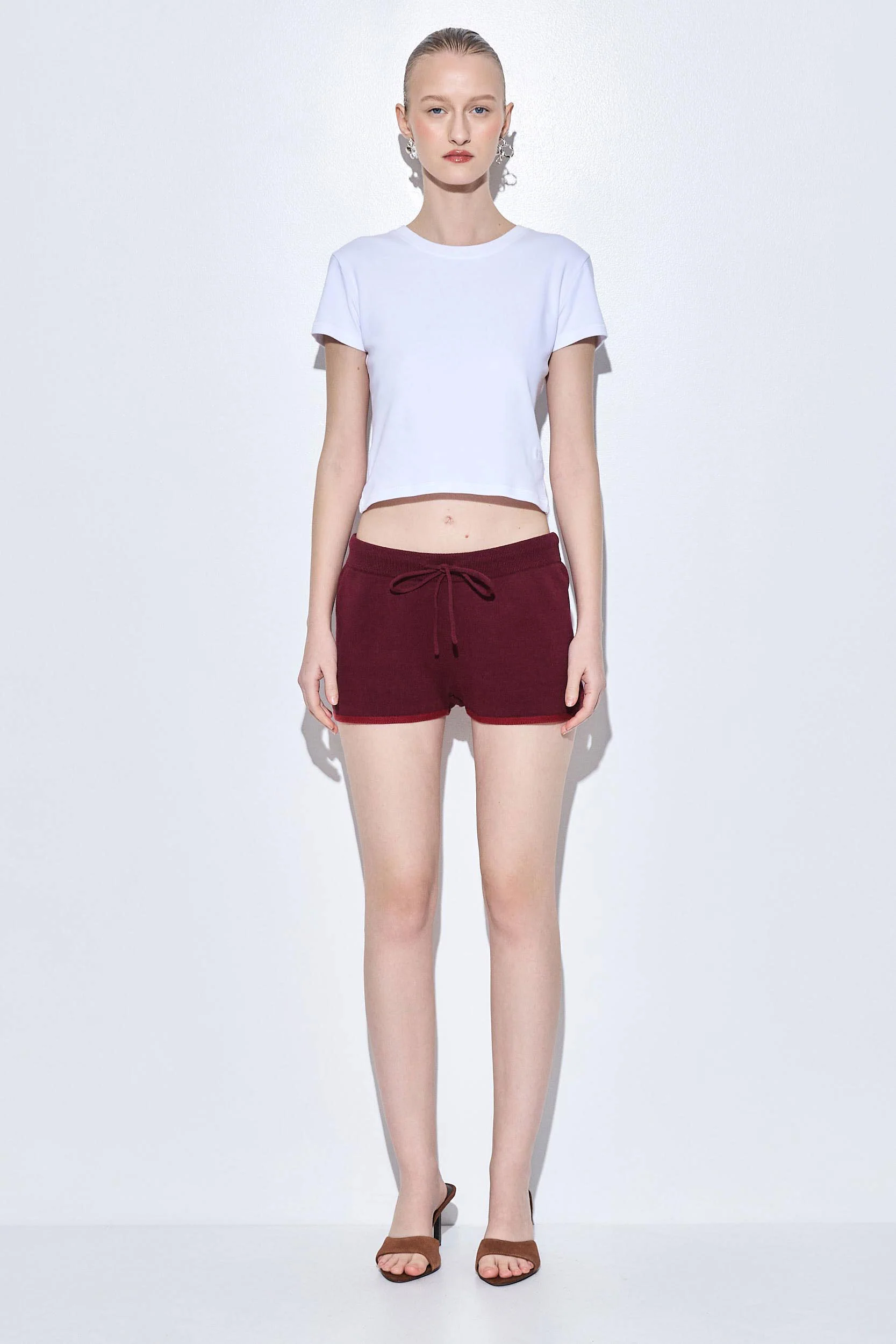 Sporty Knitted Shorts