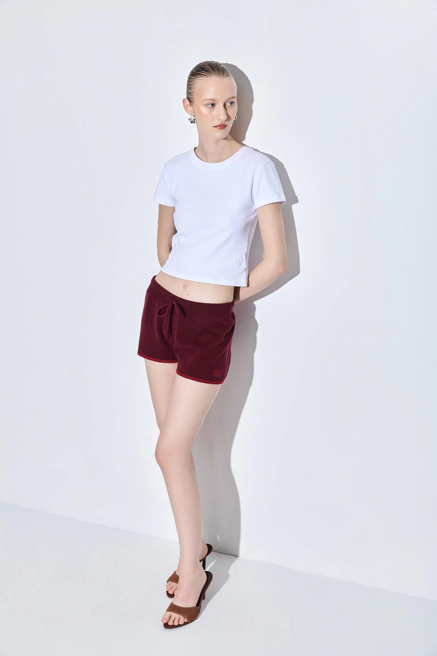 Sporty Knitted Shorts - Image 3