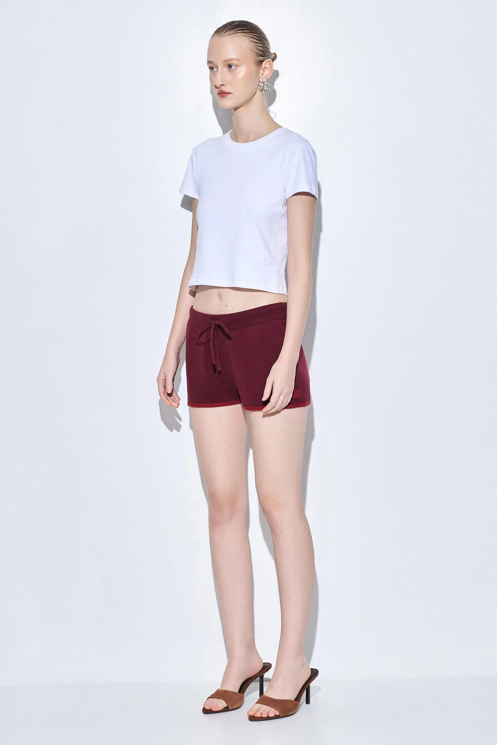 Sporty Knitted Shorts - Image 4