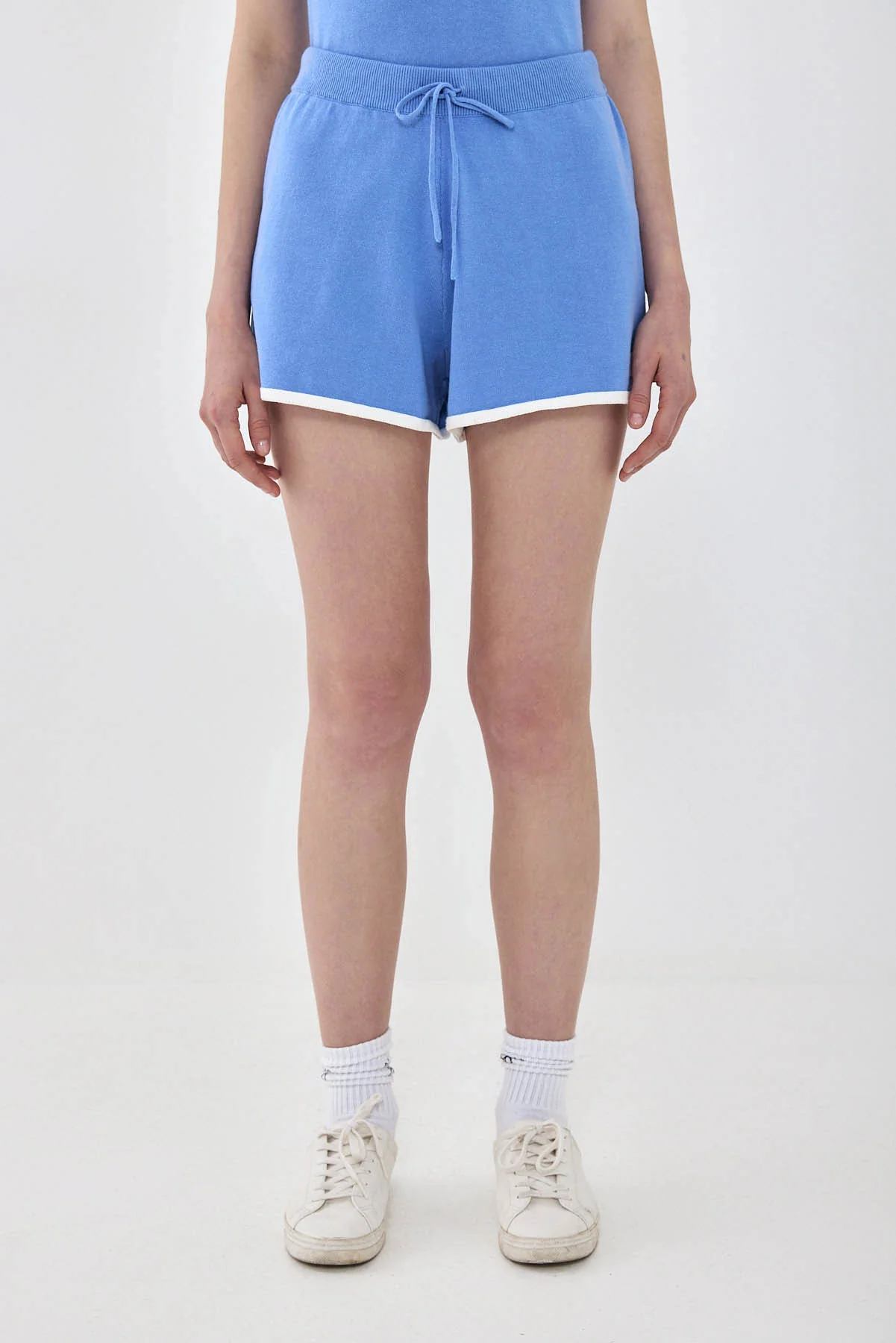 Sporty Knitted Shorts - Image 2
