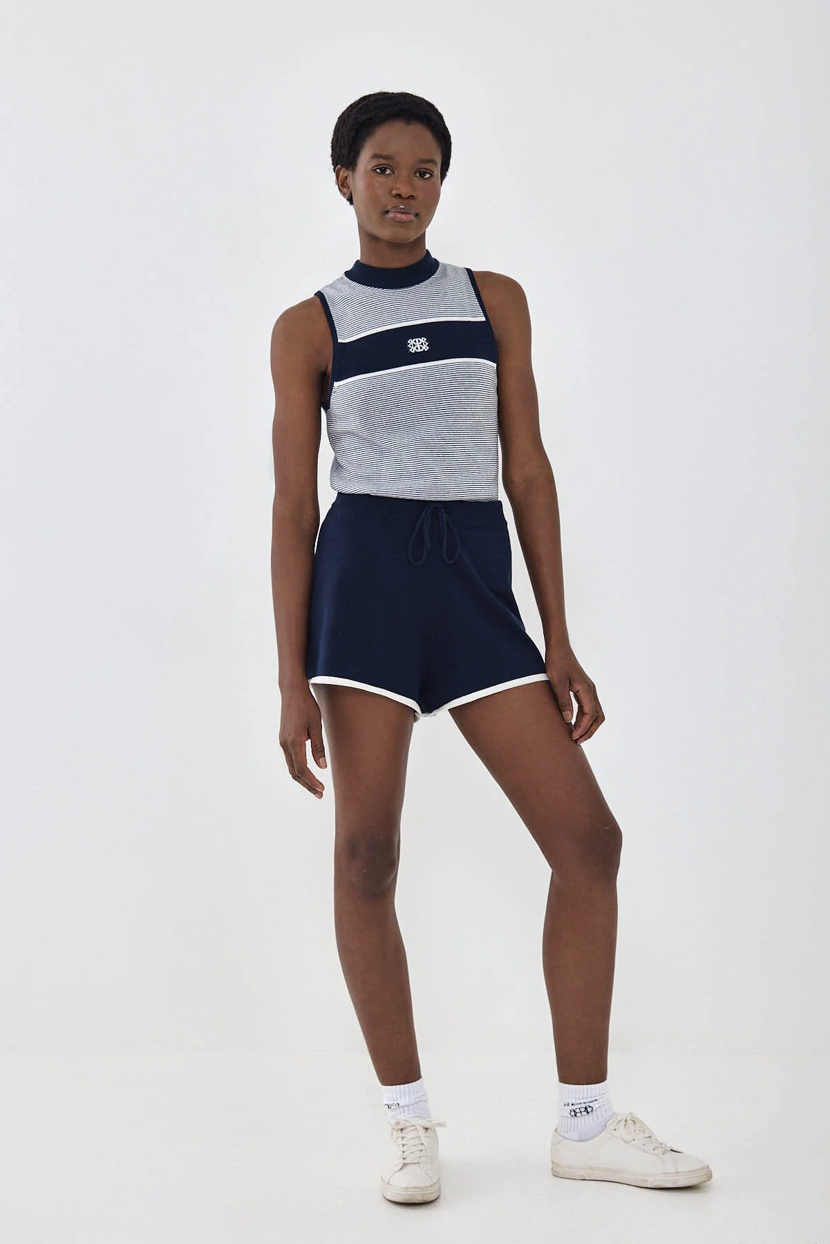 Sporty Knitted Shorts