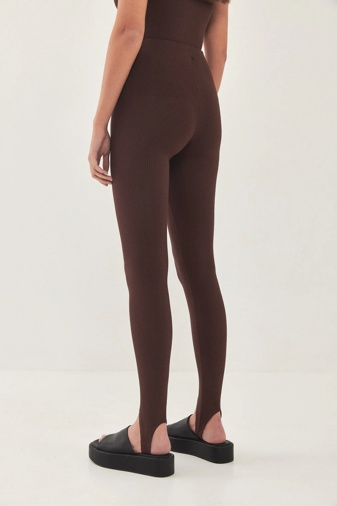 Stirrup Ribbed Leggings - Image 6
