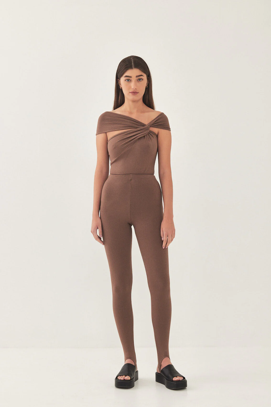 Stirrup Ribbed Leggings