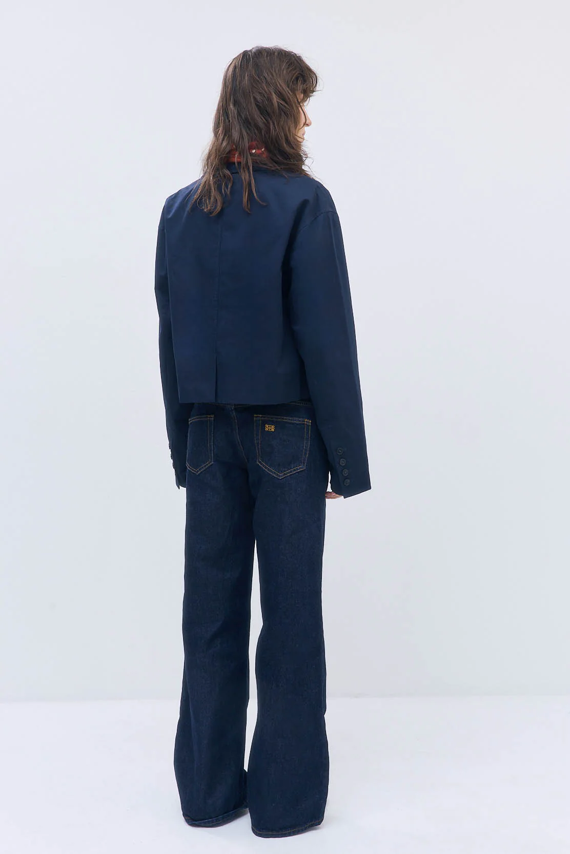 Straight Cropped Trench Coat - Image 4