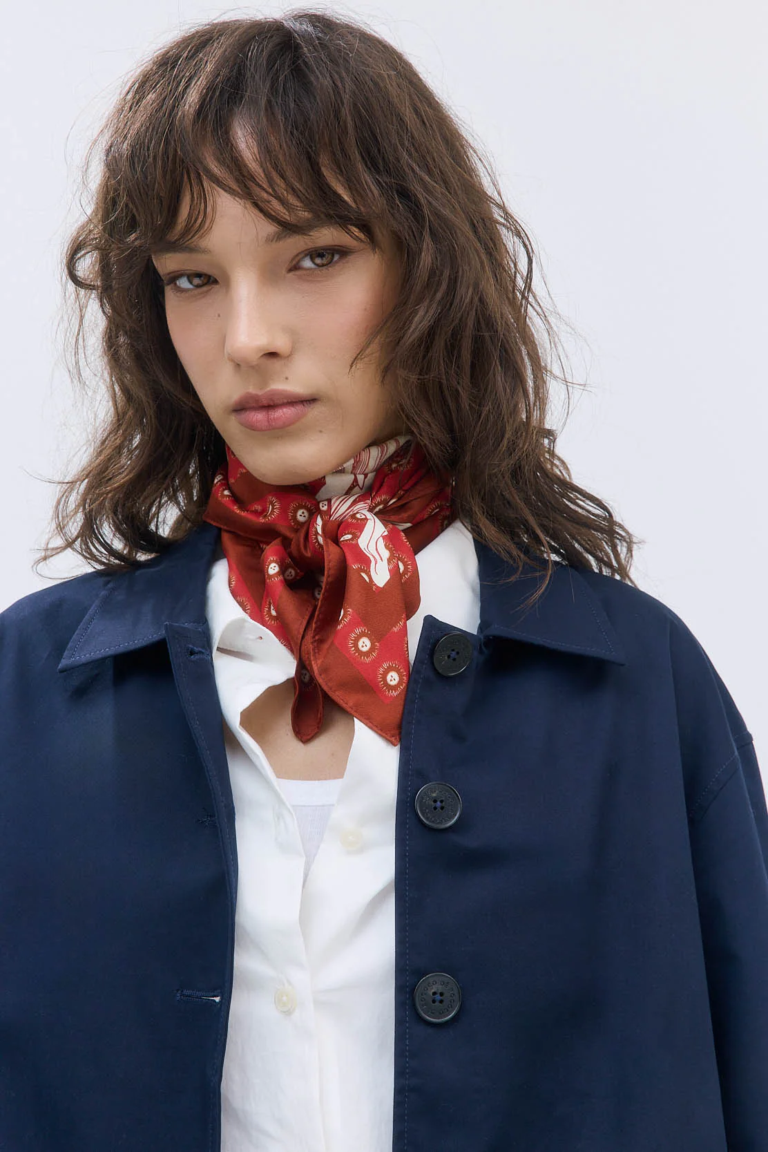Straight Cropped Trench Coat - Image 6