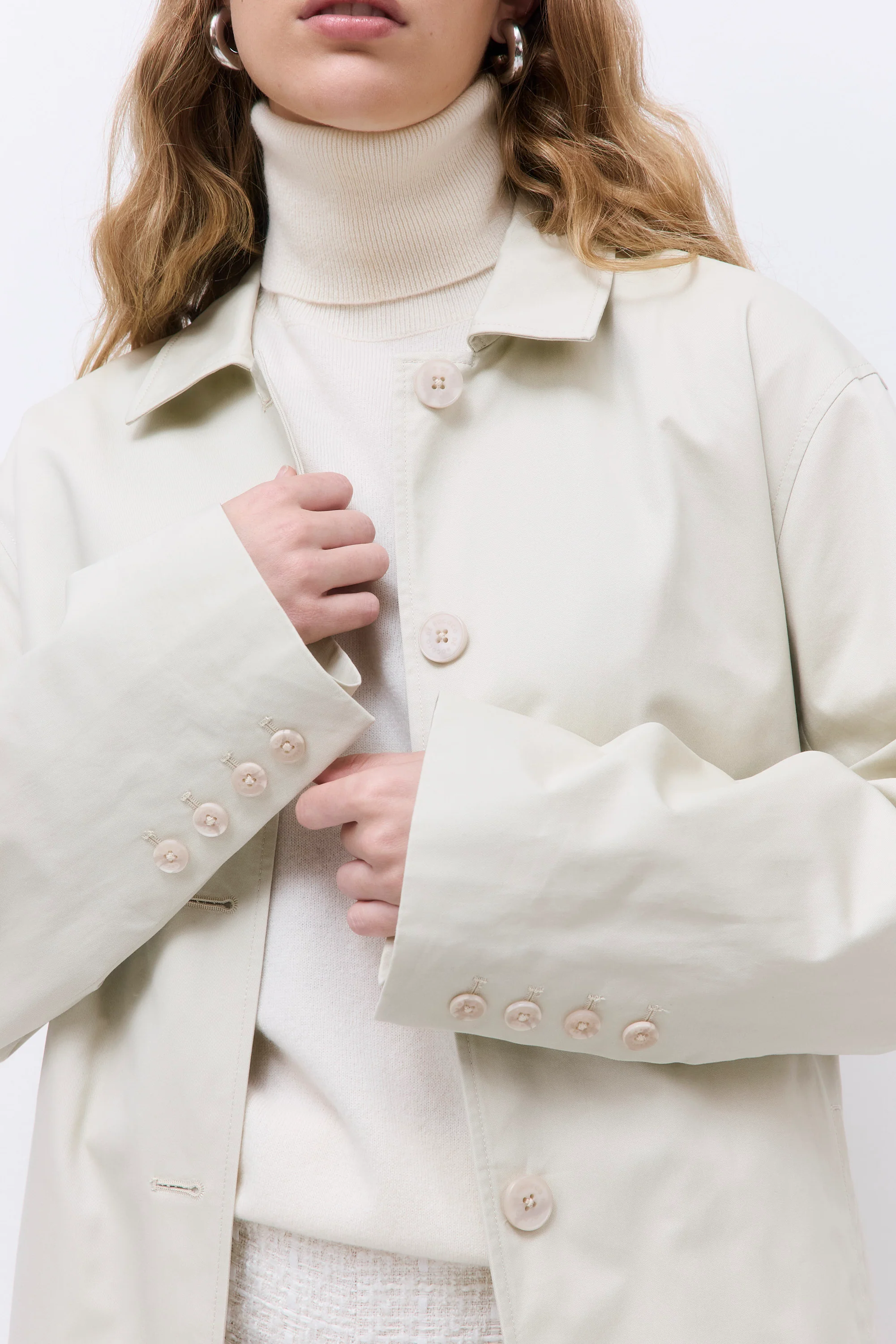 Straight Fit Trench Coat - Image 3