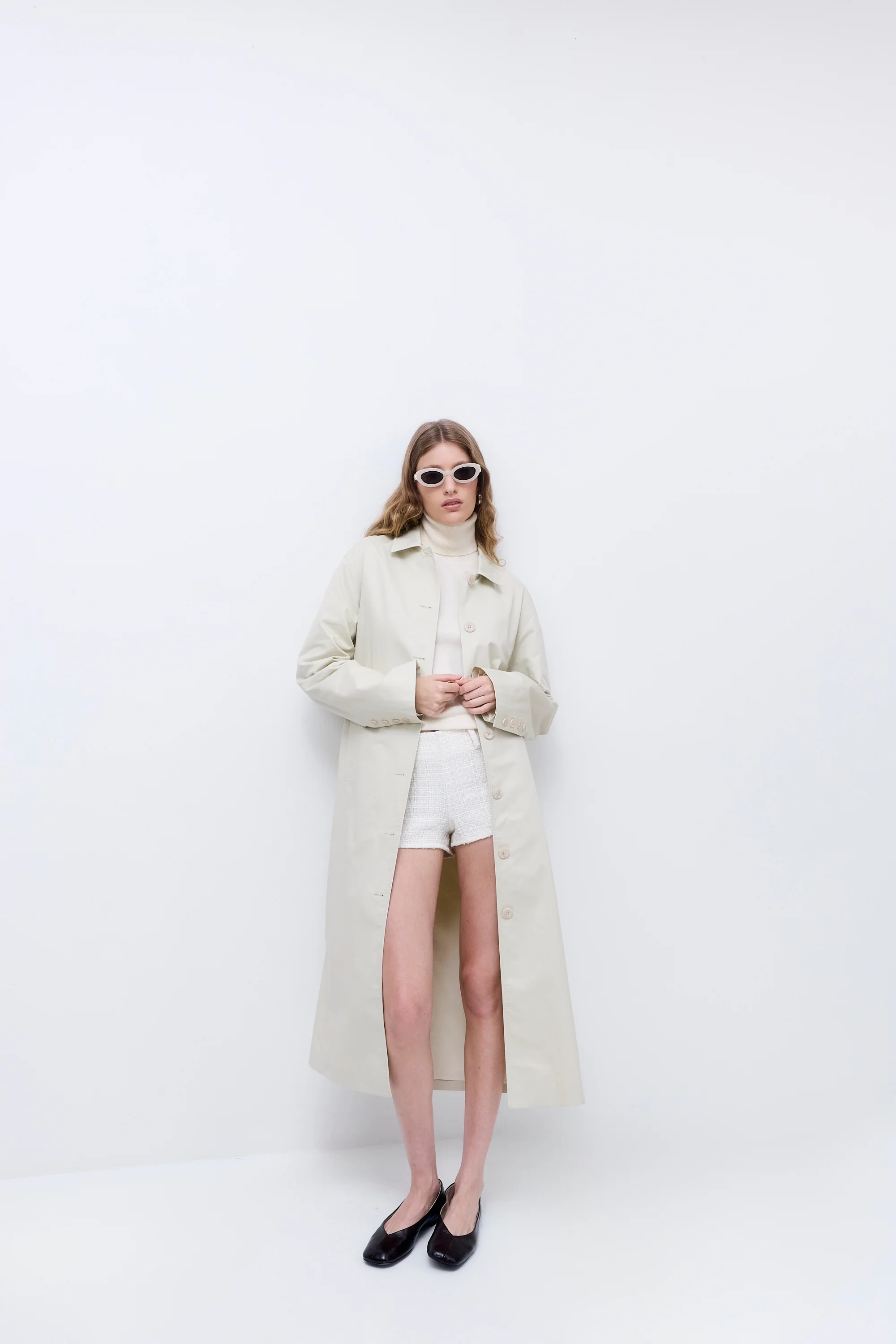 Straight Fit Trench Coat - Image 5