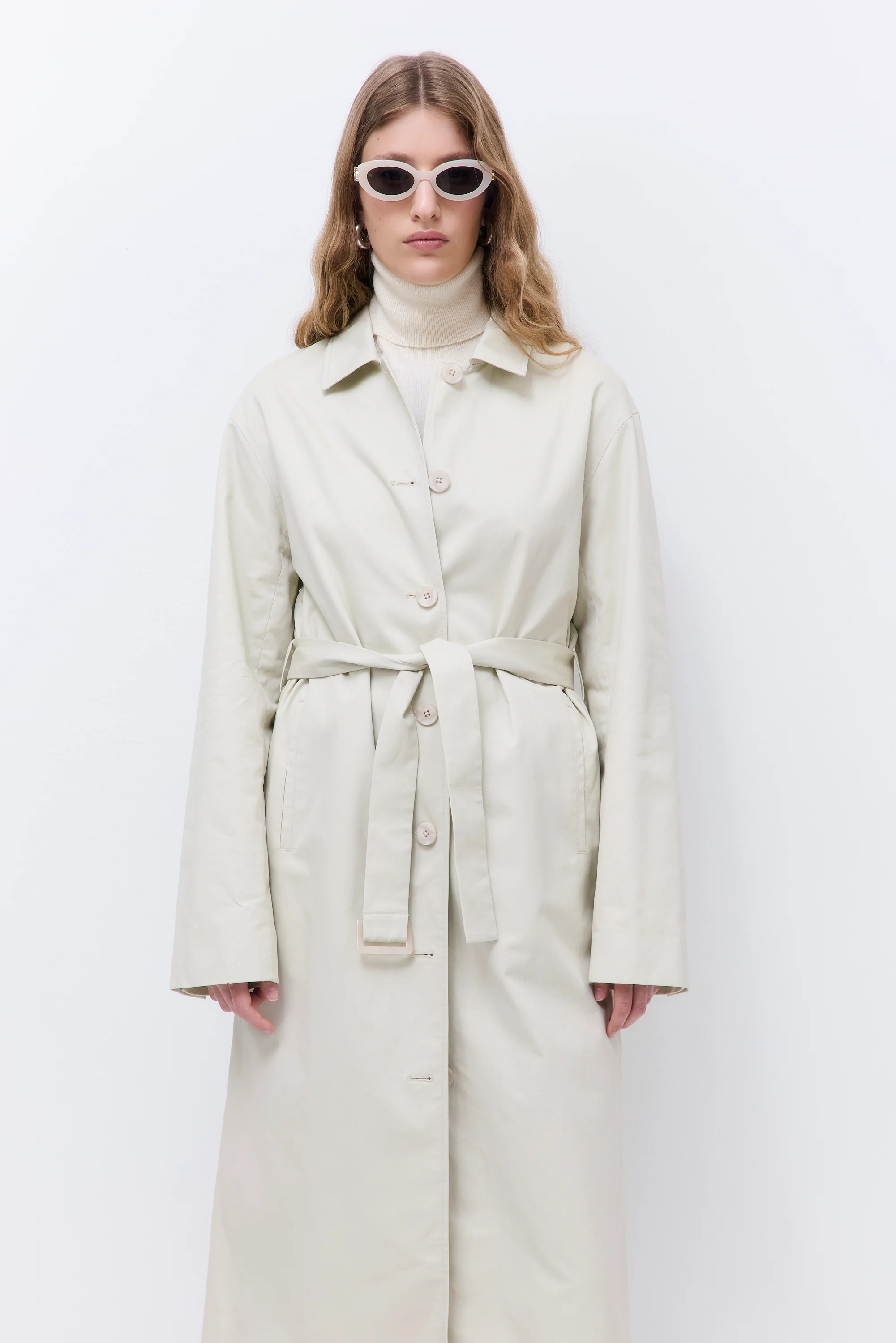 Straight Fit Trench Coat - Image 6