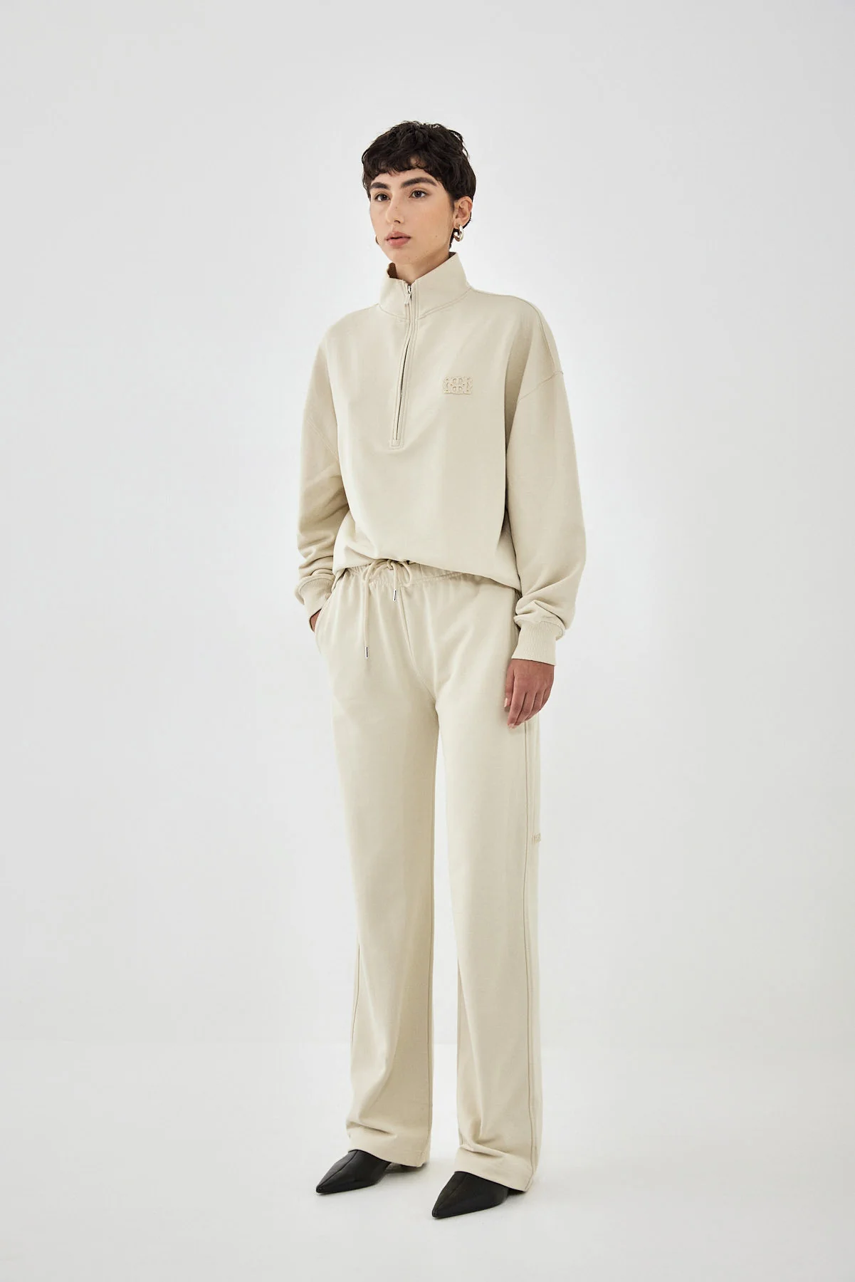 Straight Leg Patch Sweatpants - Image 4