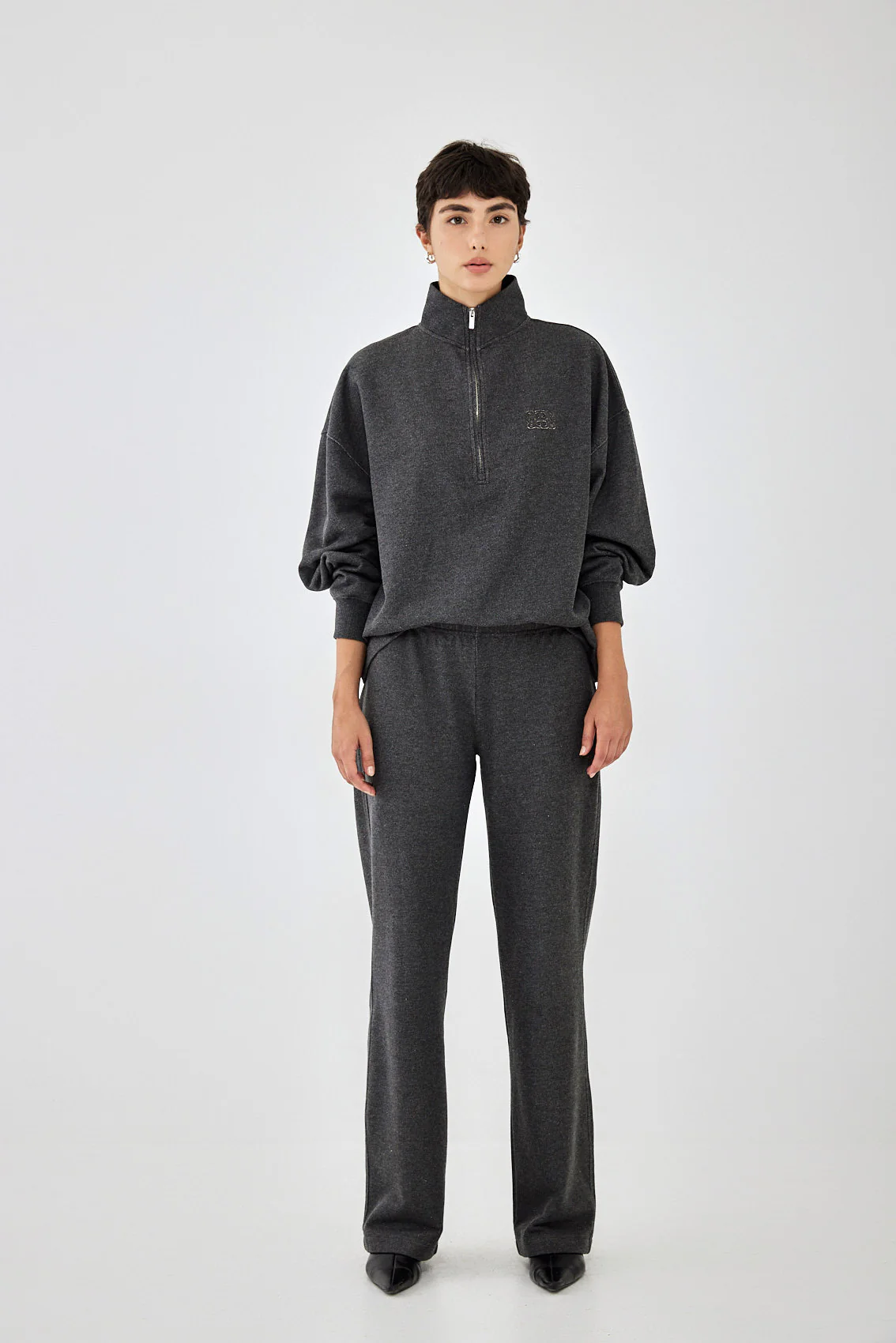 Straight Leg Patch Sweatpants