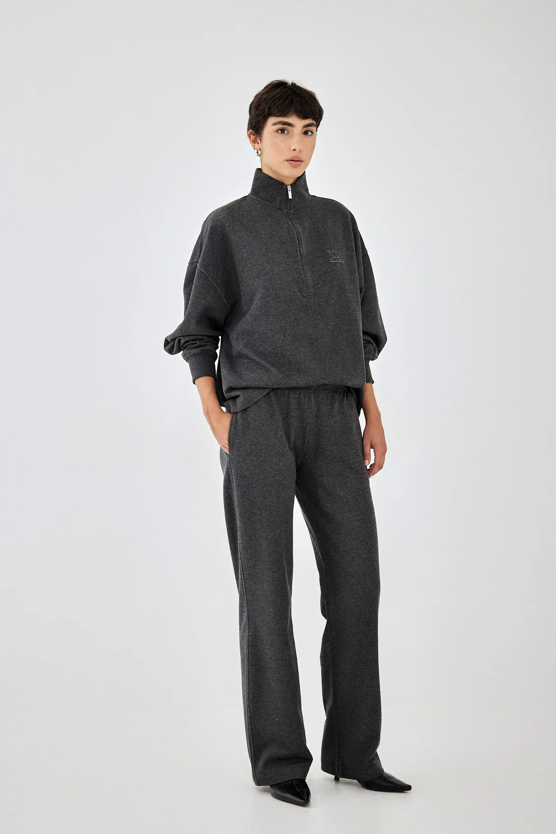 Straight Leg Patch Sweatpants - Image 4