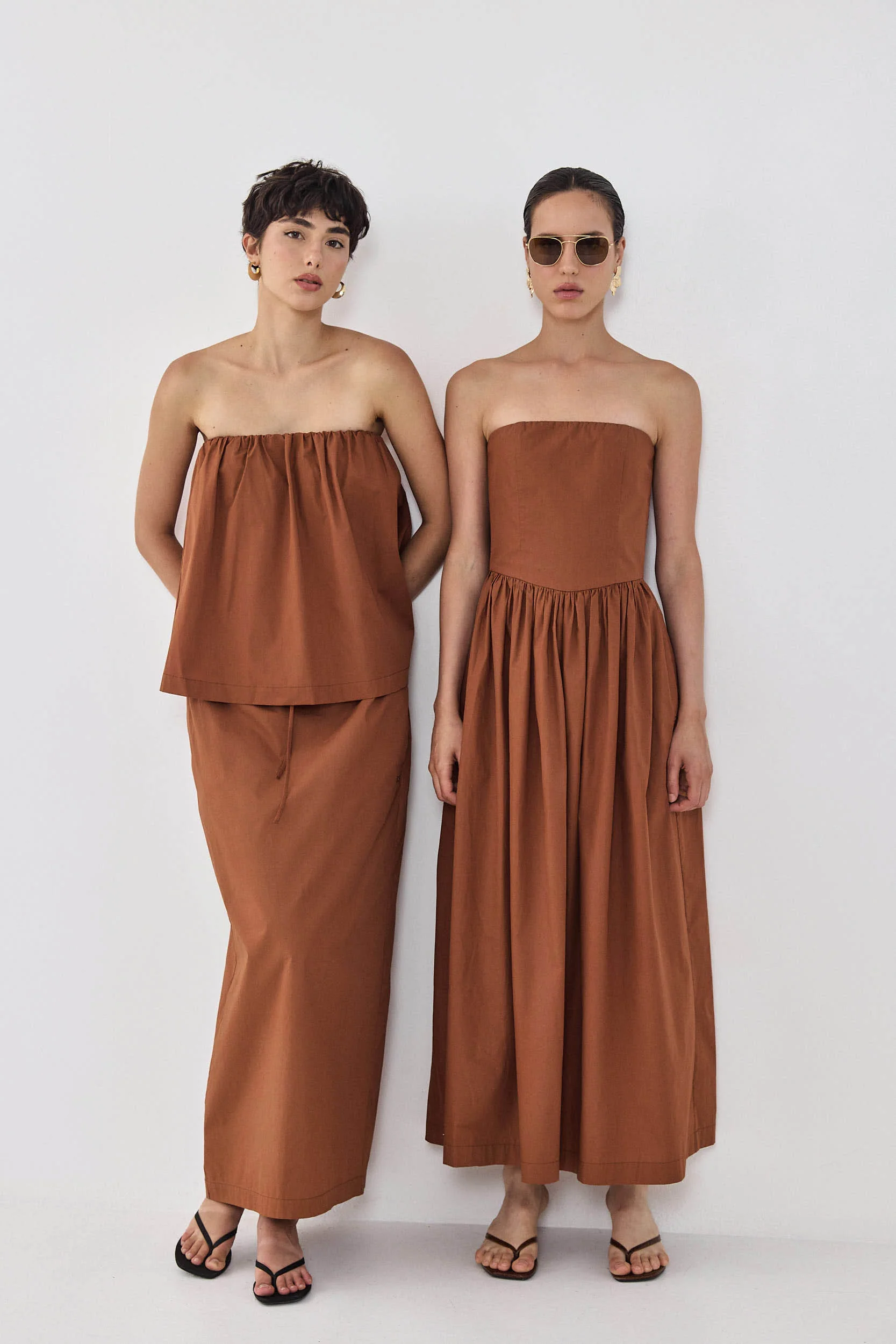 Strapless Poplin Top - Image 10