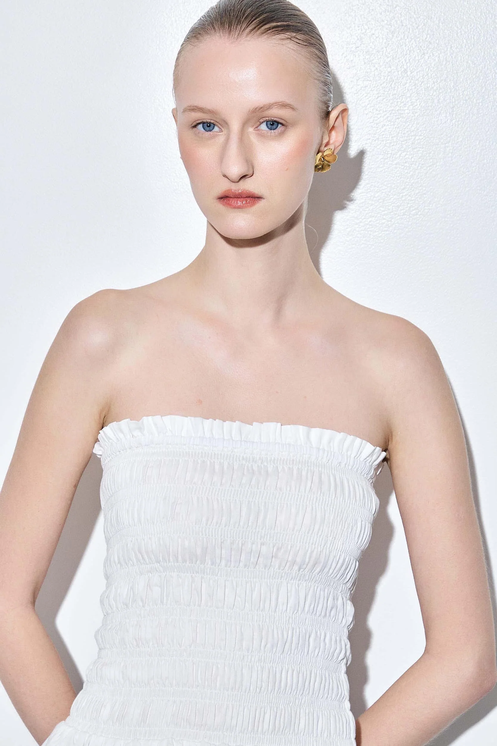 Strapless Shirred Top - Image 6