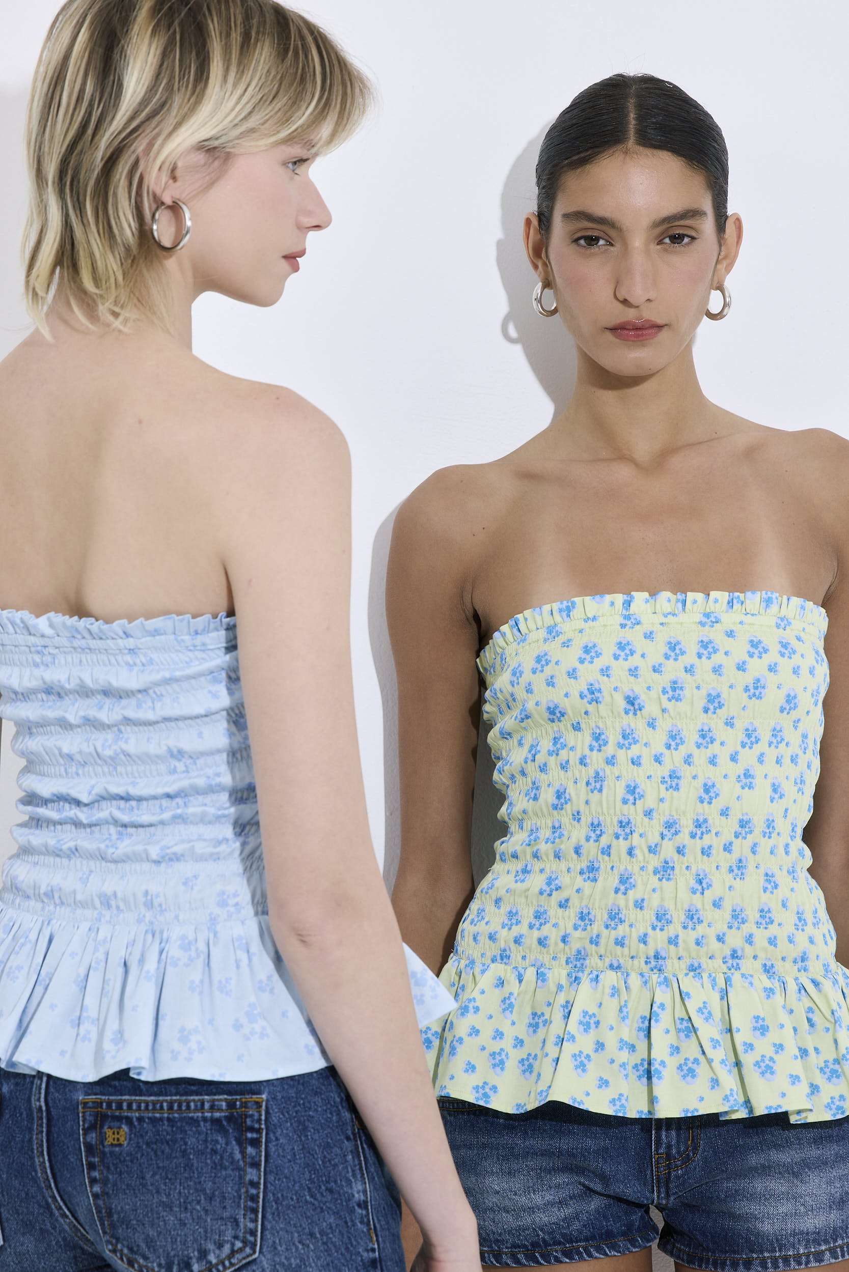 Strapless Shirred Top - Image 8