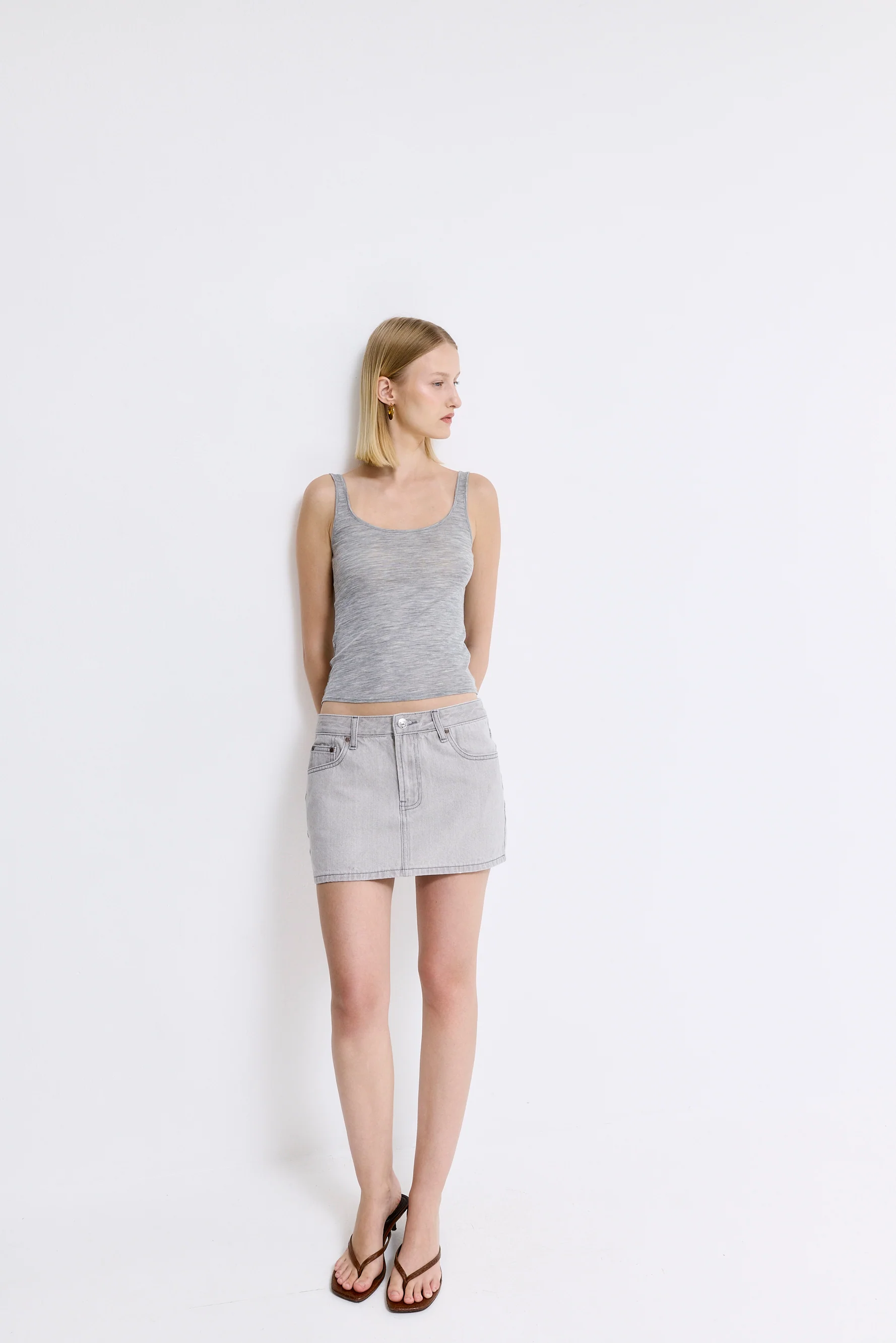 Strappy Wool Cami Top - Image 3