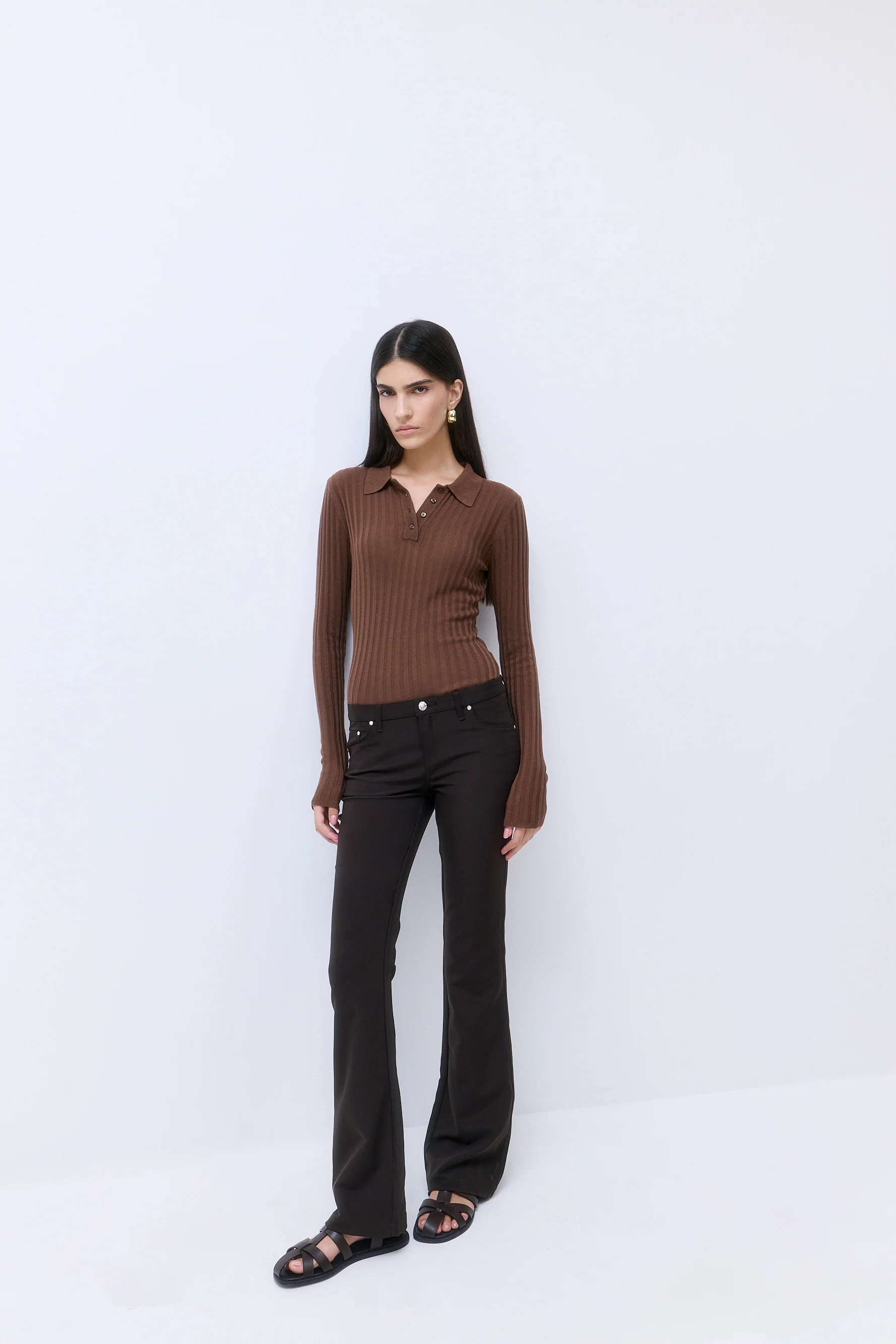 Stretchy Bootcut Pants - Image 3