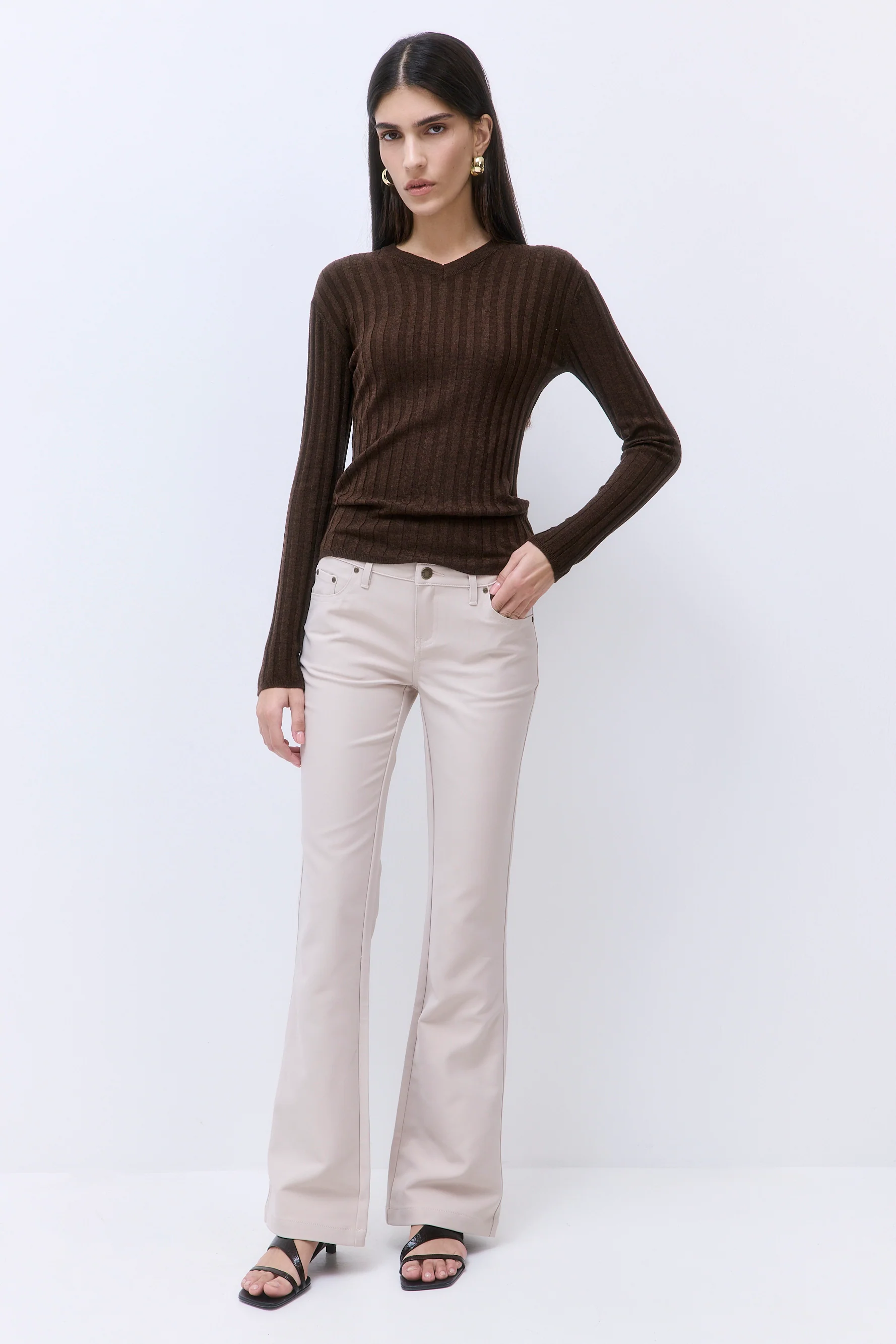 Stretchy Bootcut Pants - Image 4