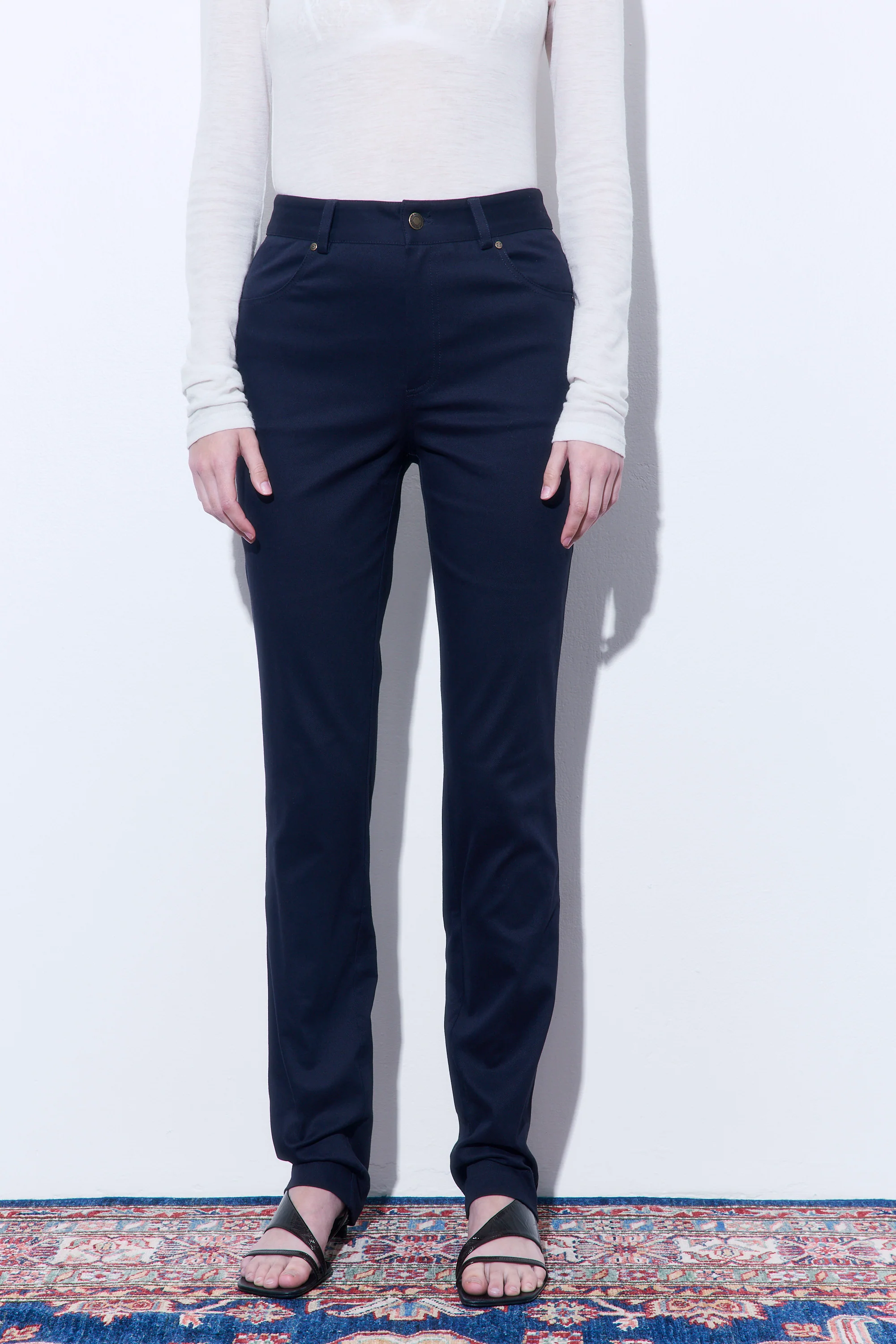 Fitted Full Length Pants - Image 2