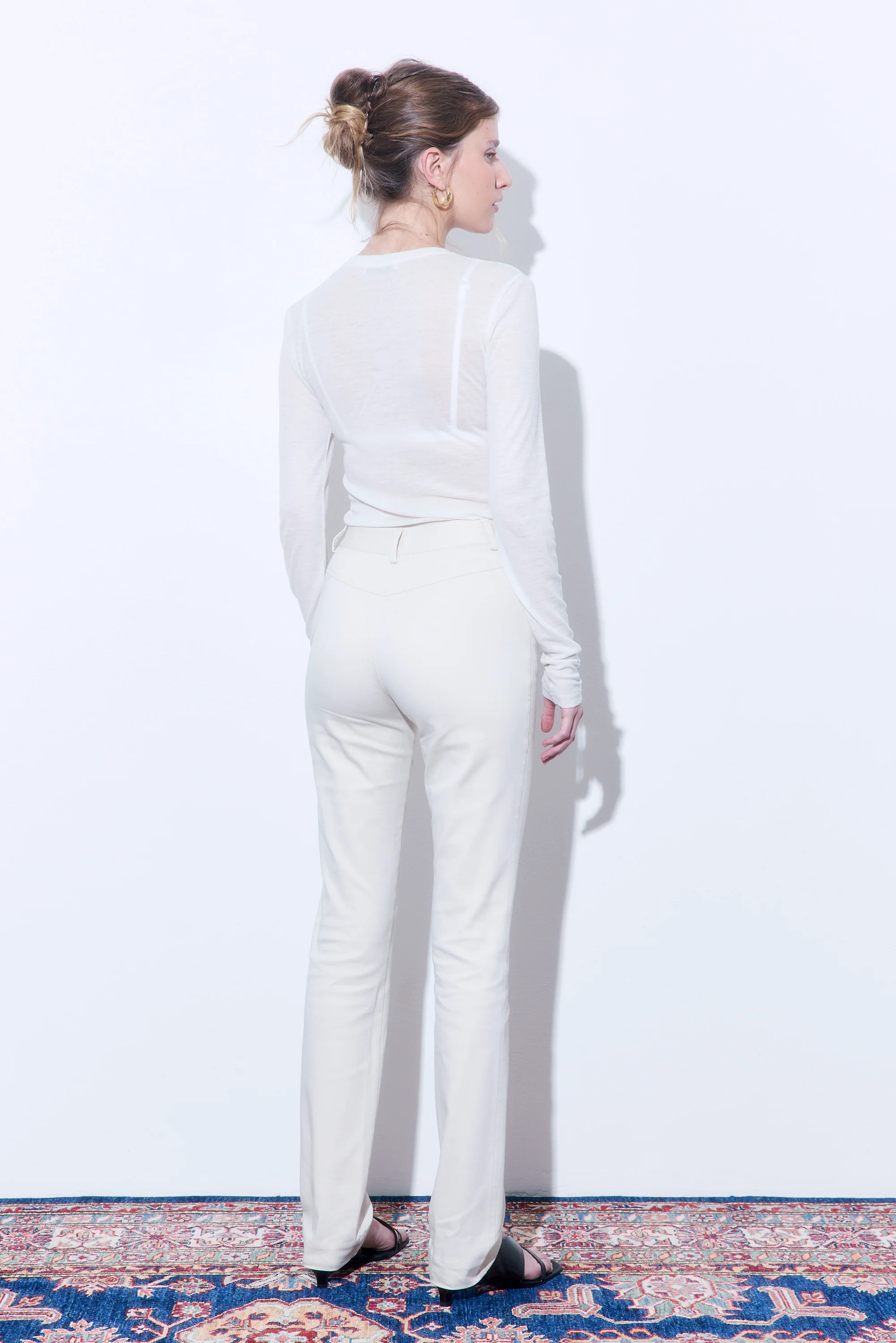 Fitted Full Length Pants - Image 5