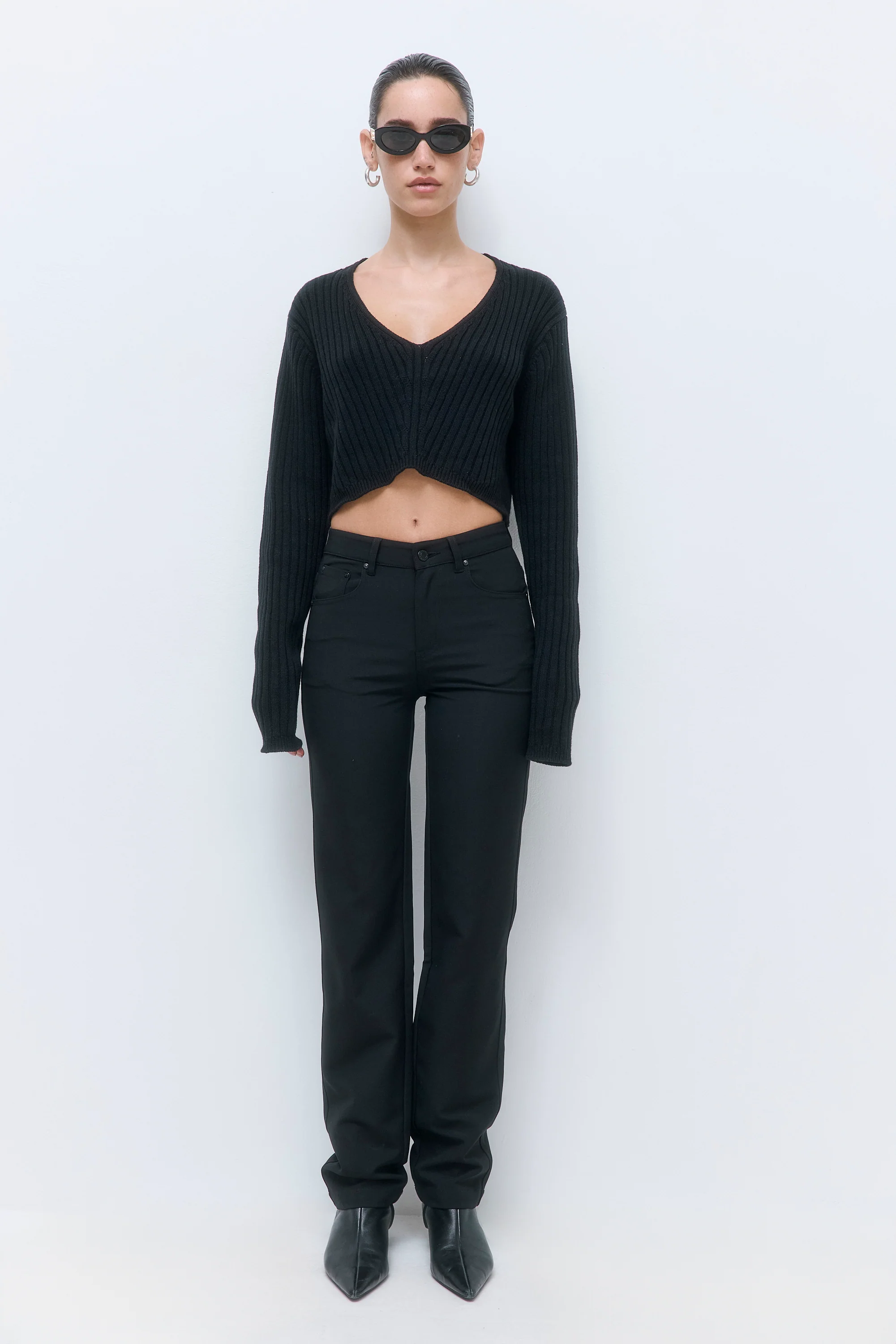 Stretchy Straight Leg Pants