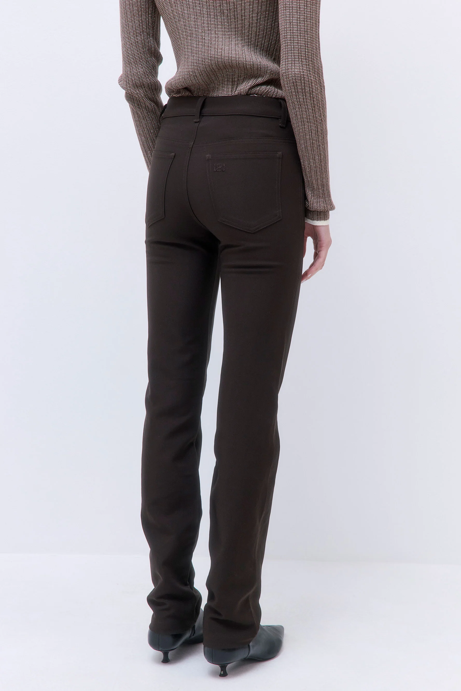 Stretchy Straight Leg Pants - Image 5