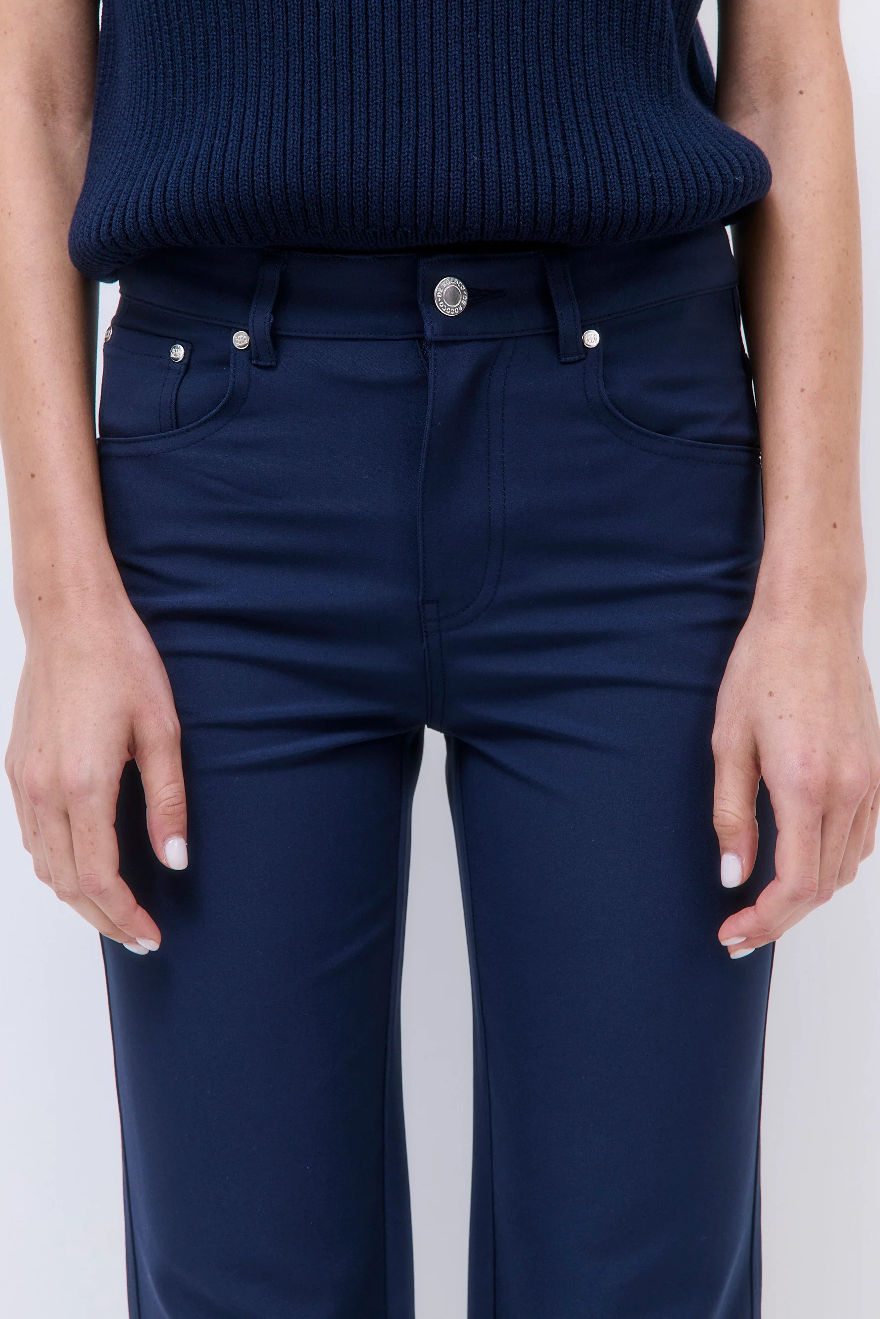 Stretchy Straight Leg Pants - Image 6