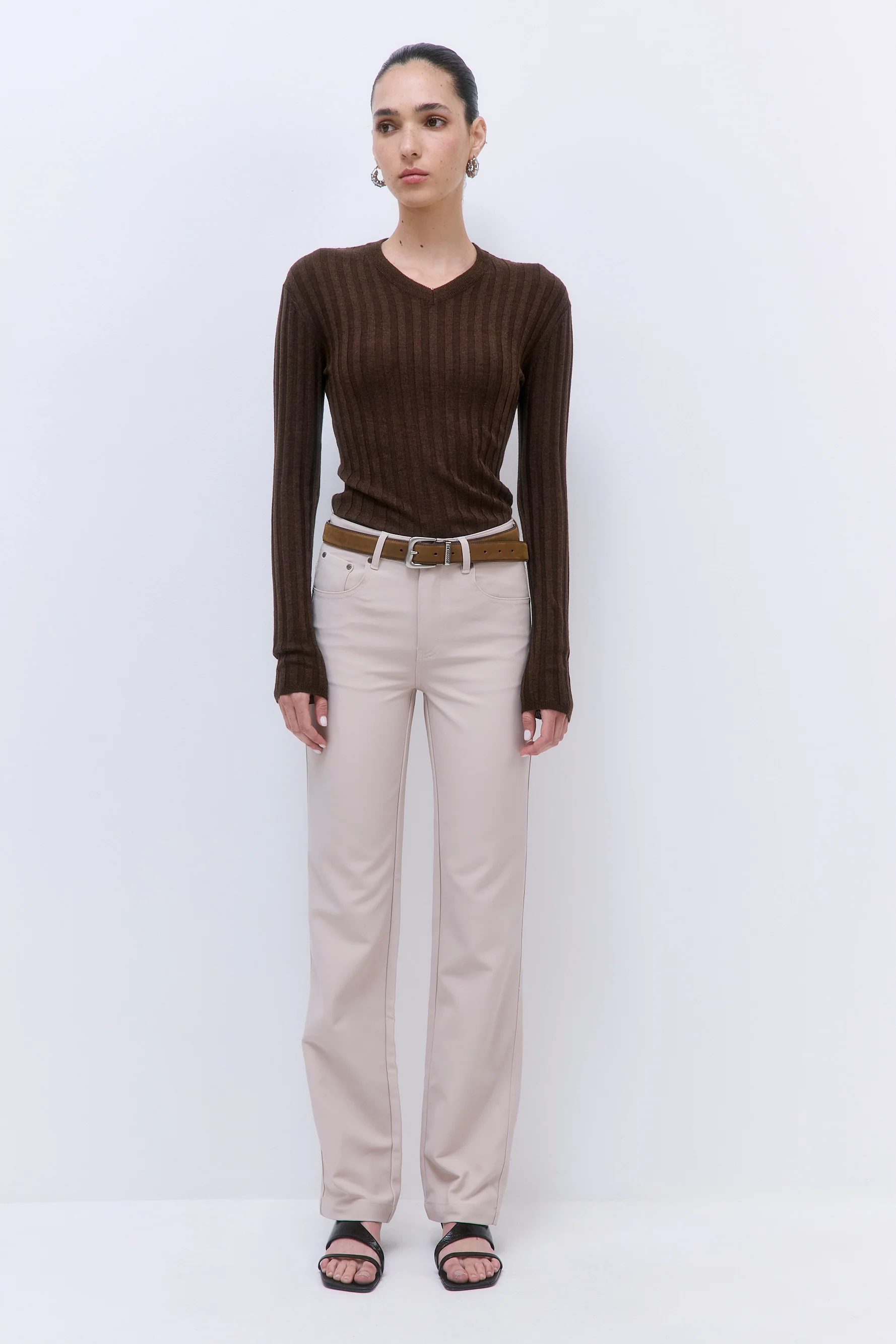 Stretchy Straight Leg Pants
