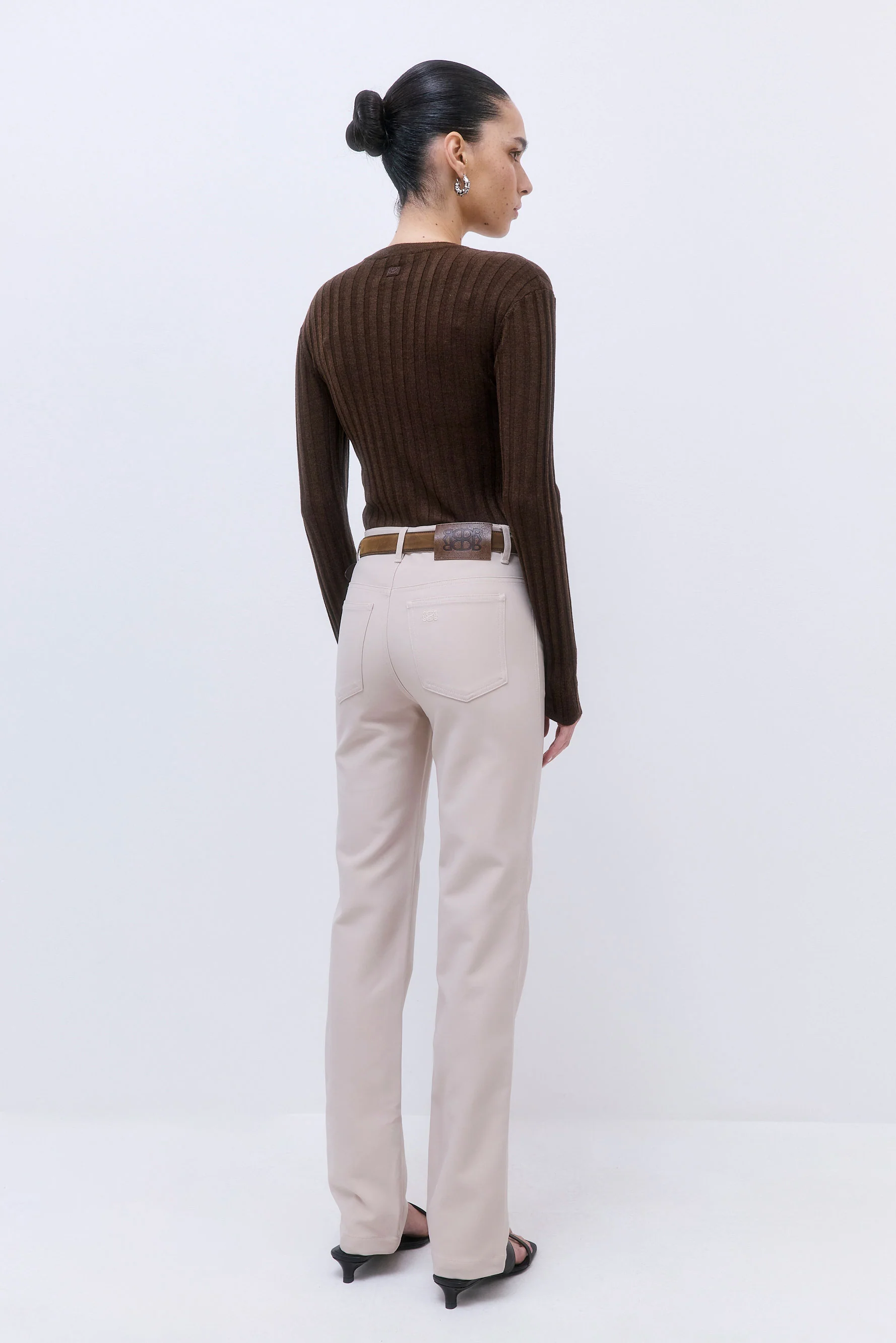 Stretchy Straight Leg Pants - Image 5