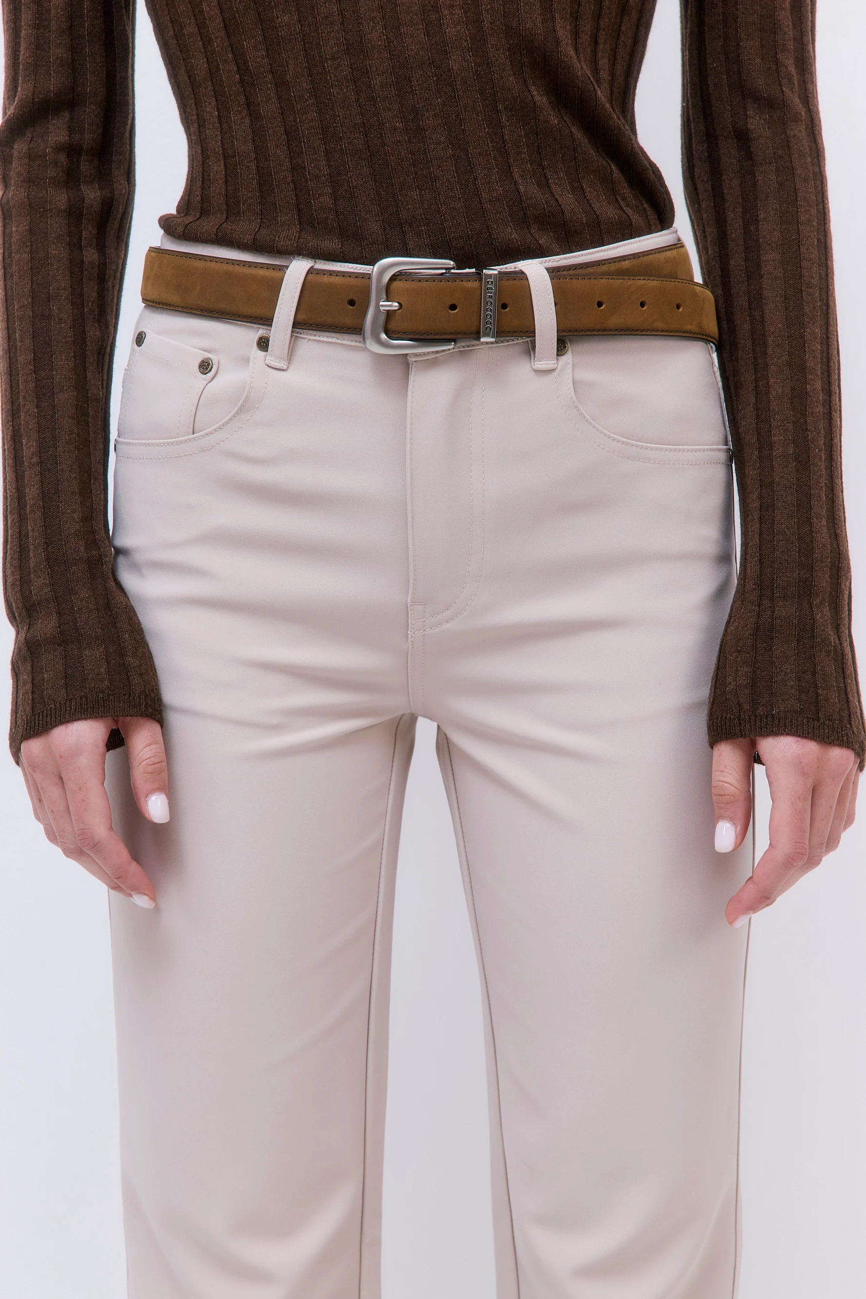 Stretchy Straight Leg Pants - Image 6