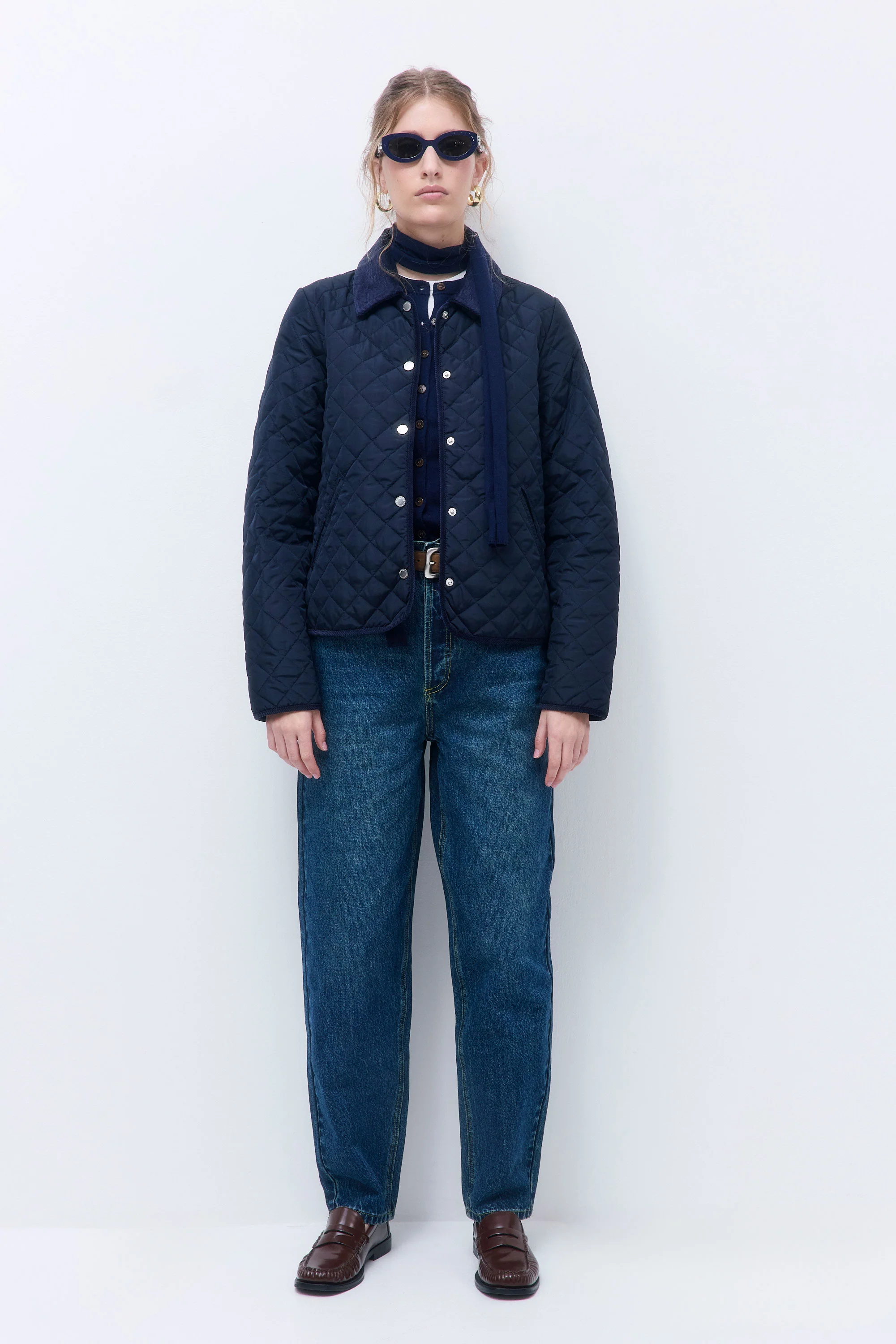 Straight Fit Quilted Jacket - Image 2