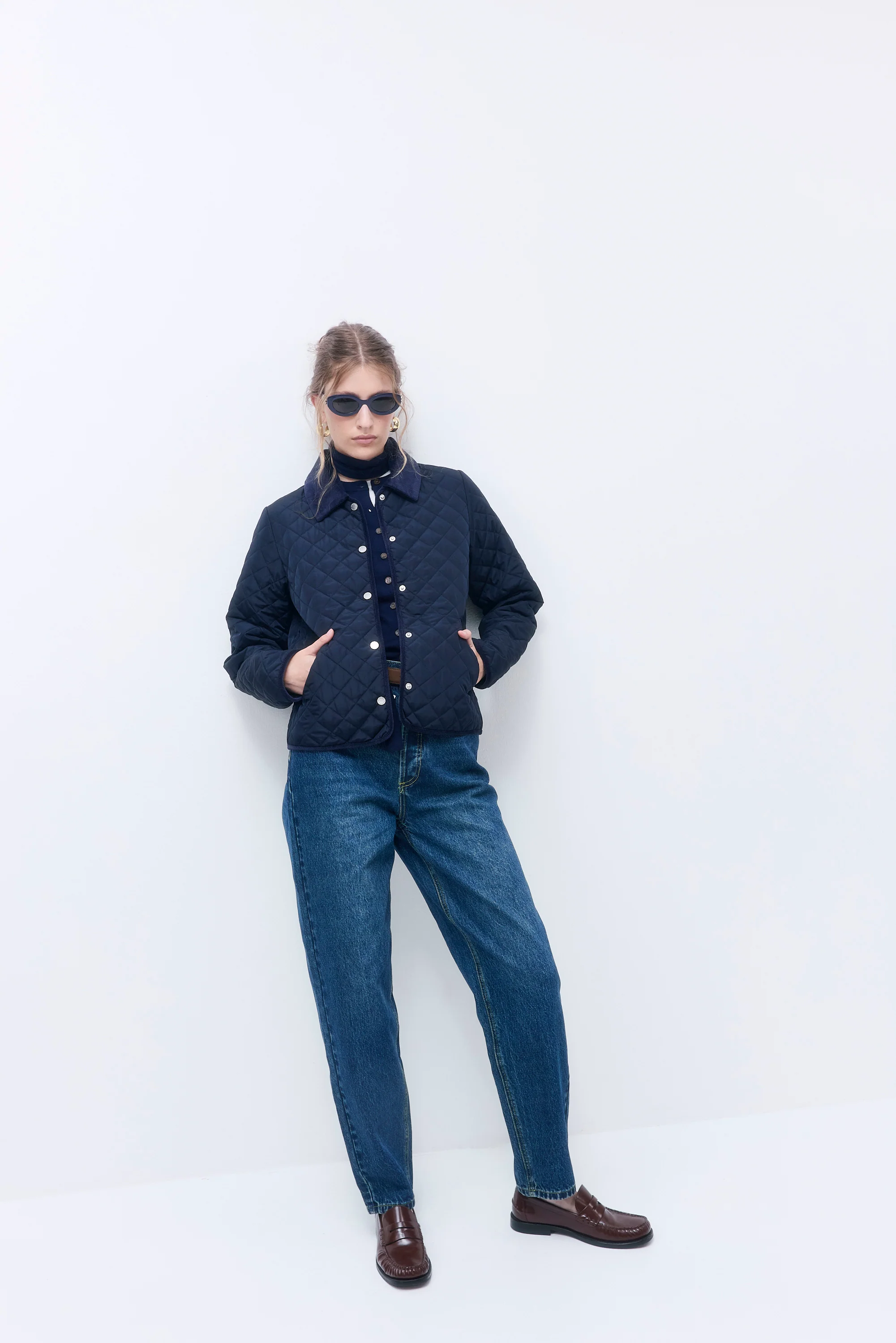 Straight Fit Quilted Jacket - Image 3