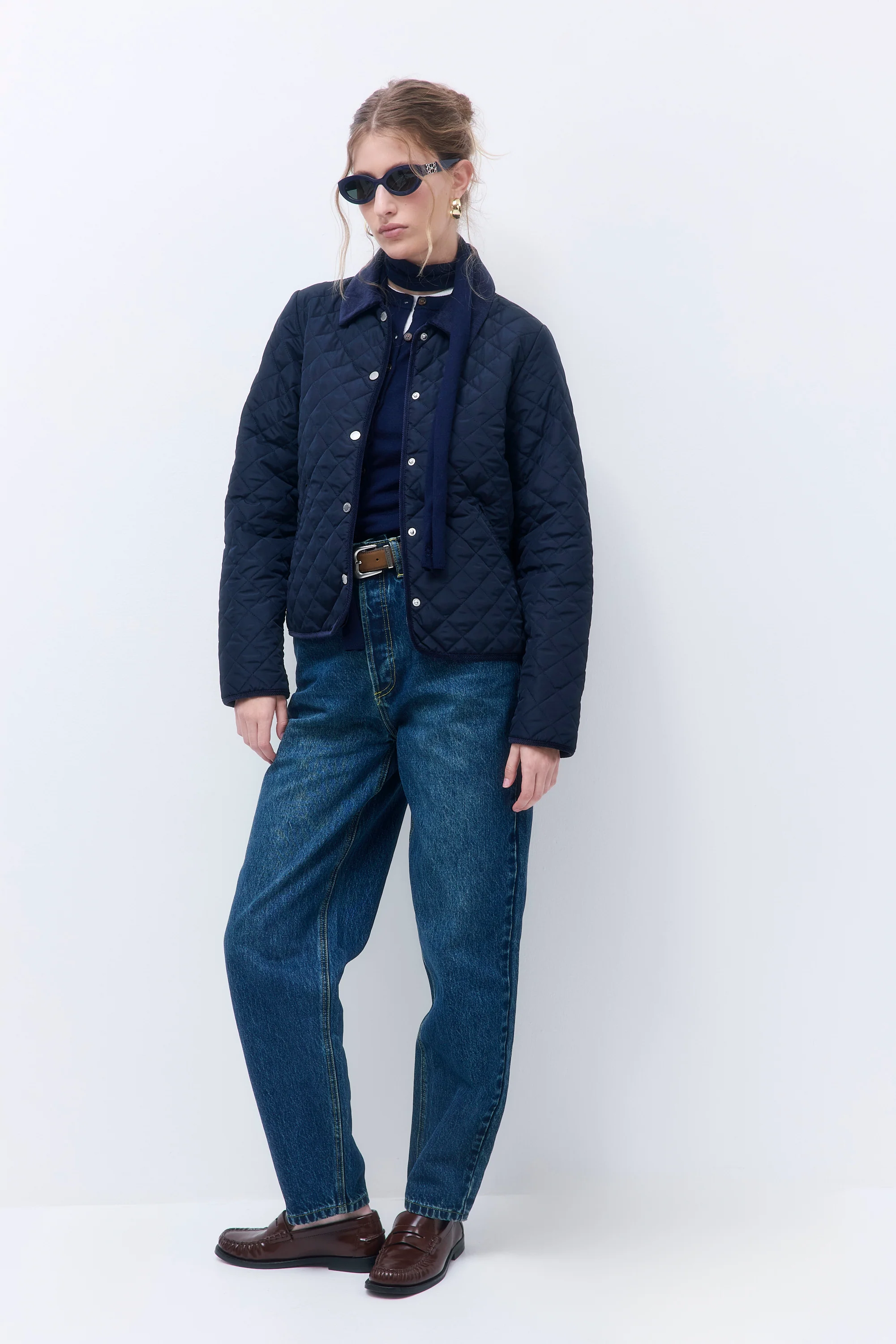 Straight Fit Quilted Jacket - Image 4