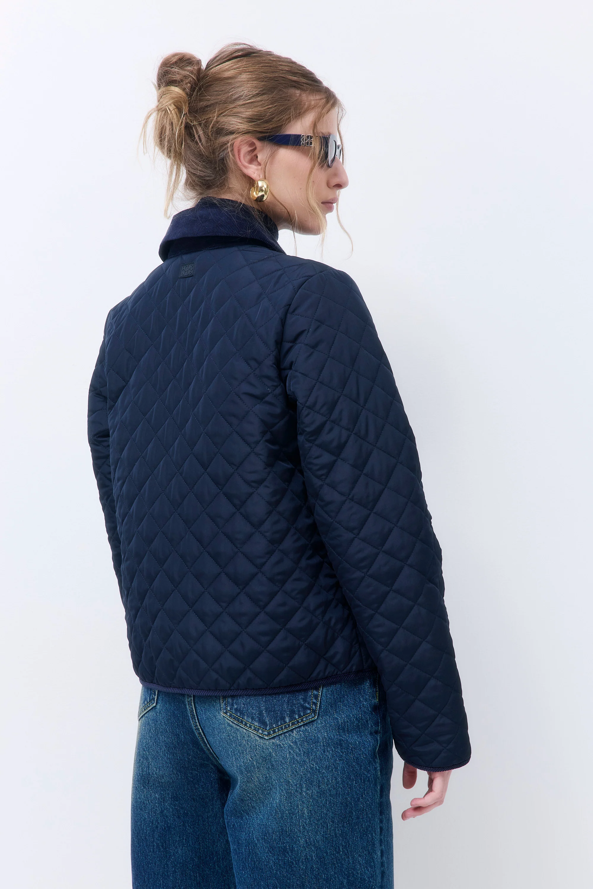 Straight Fit Quilted Jacket - Image 5