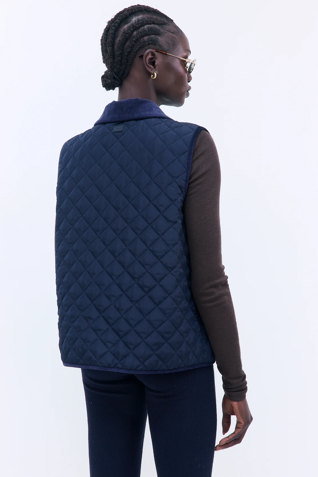 Straight Fit Quilted Vest - Image 5