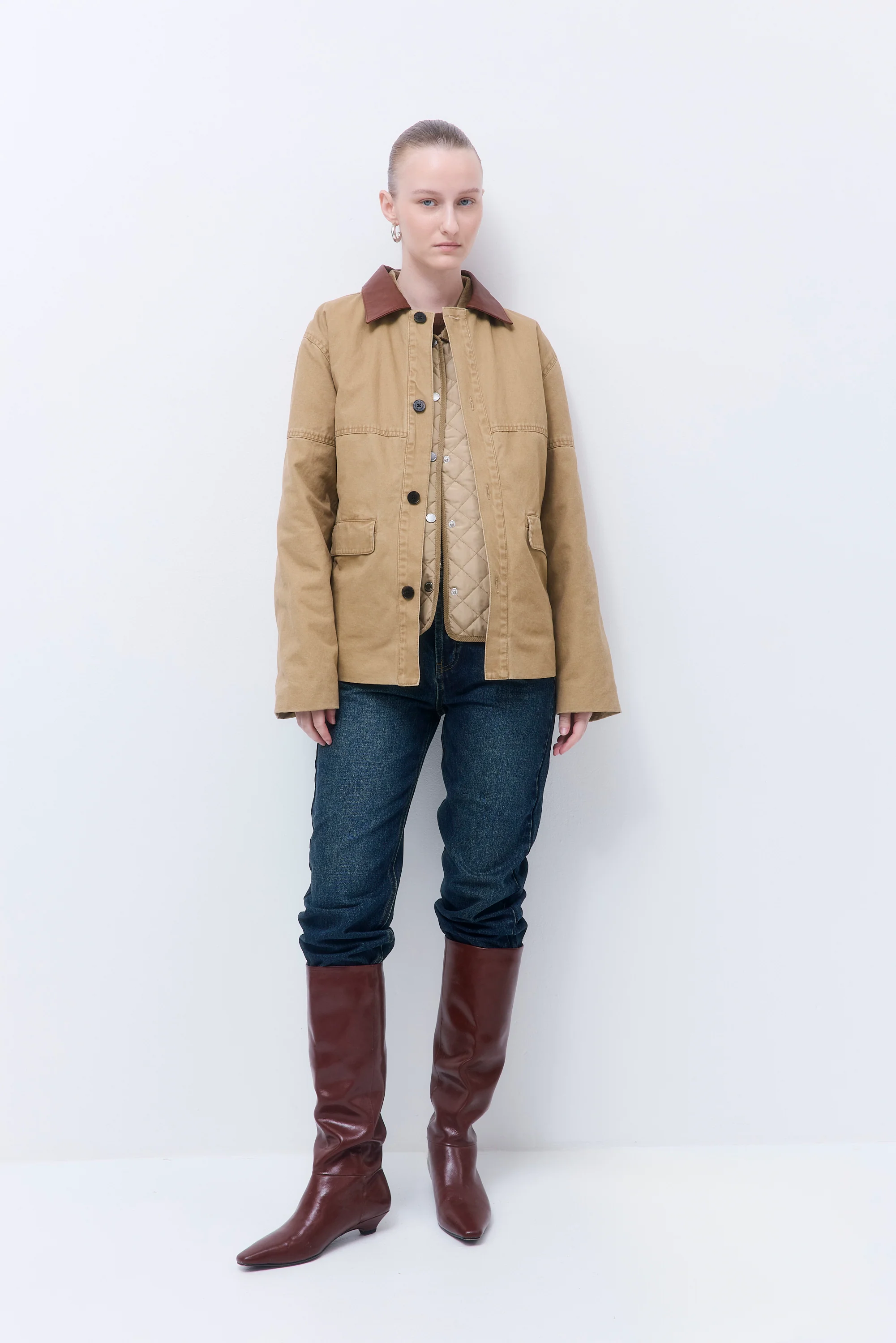 Straight Fit Quilted Vest - Image 7