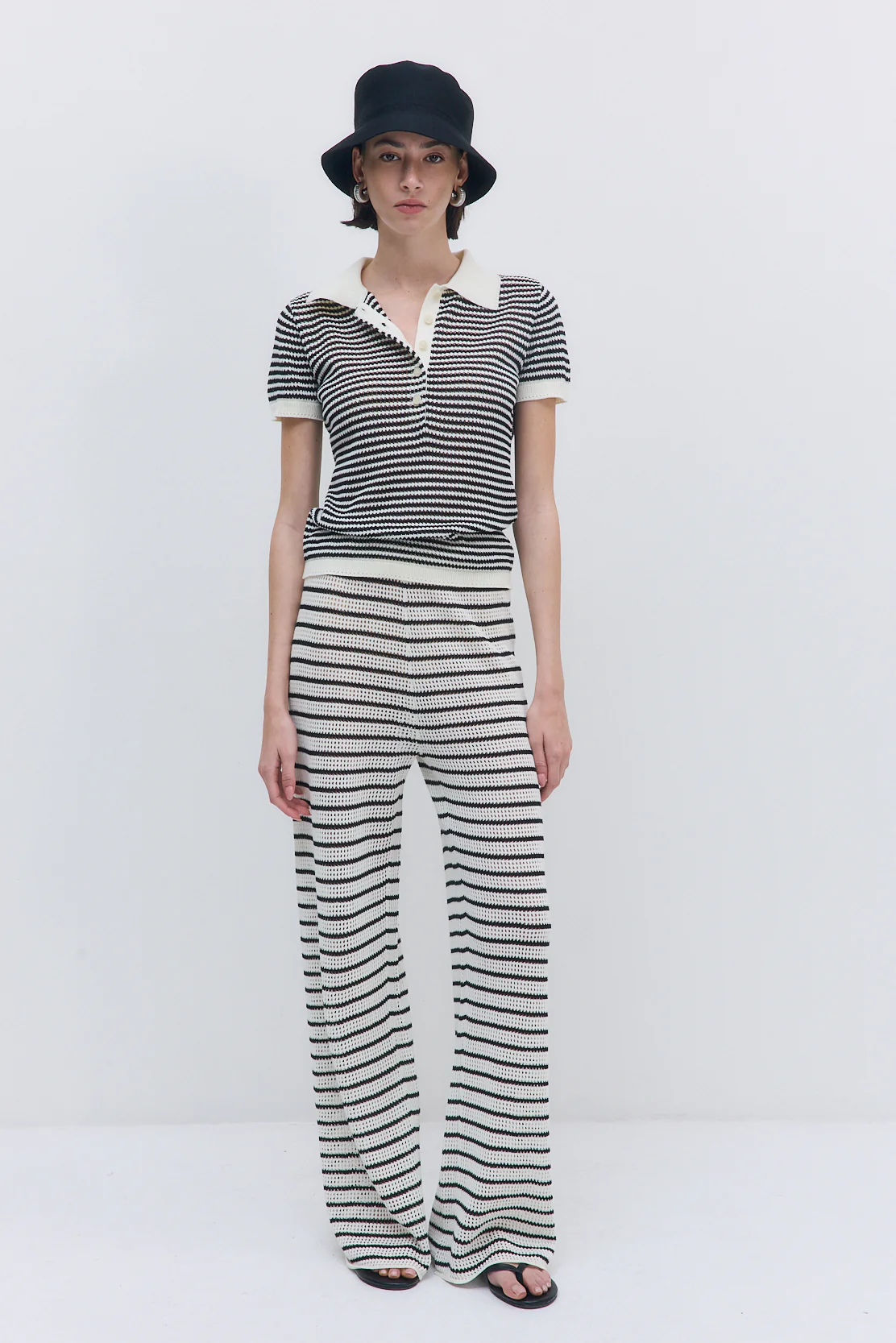 Striped Crochet Pants - Image 3