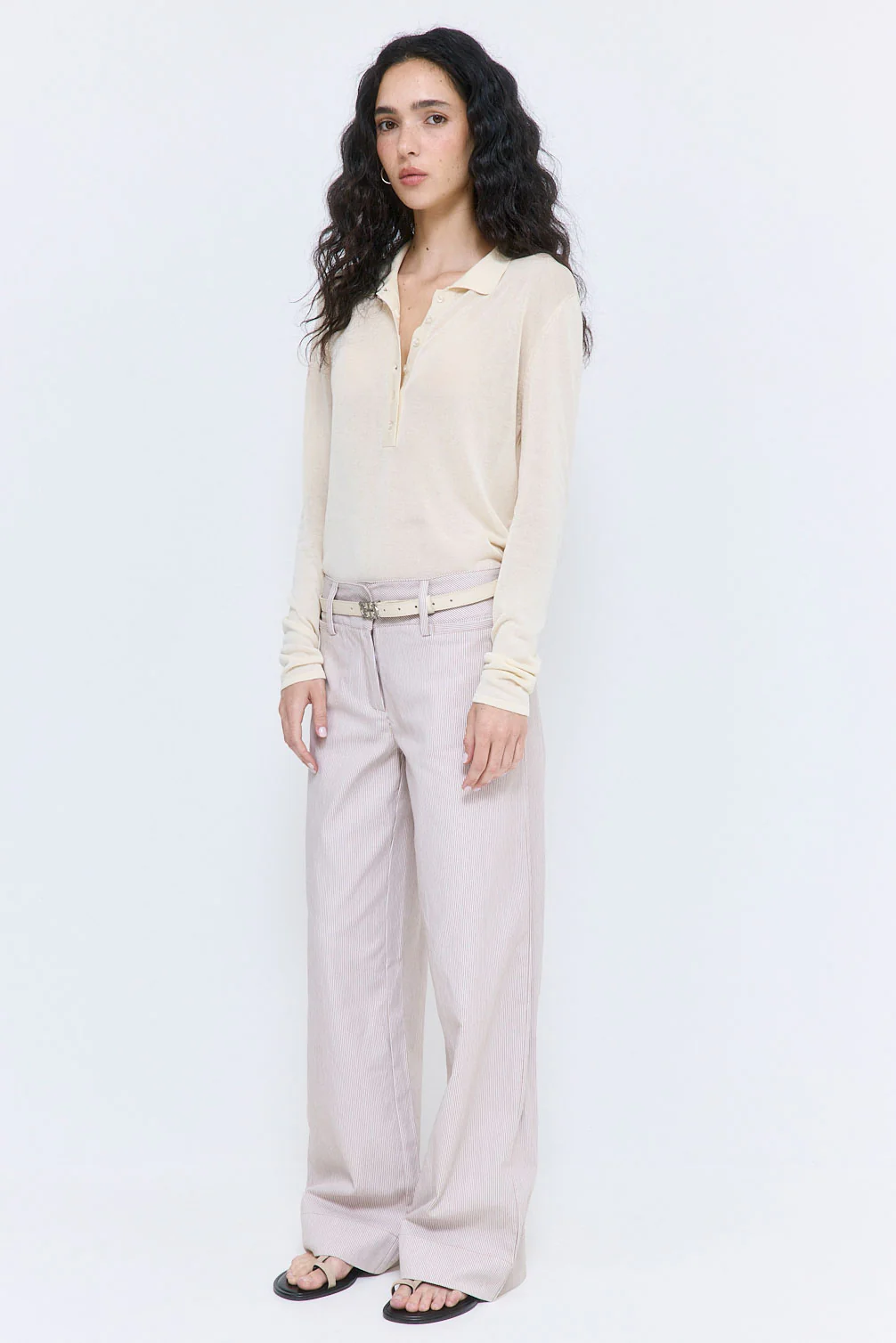 Striped Drill Pants - Image 4