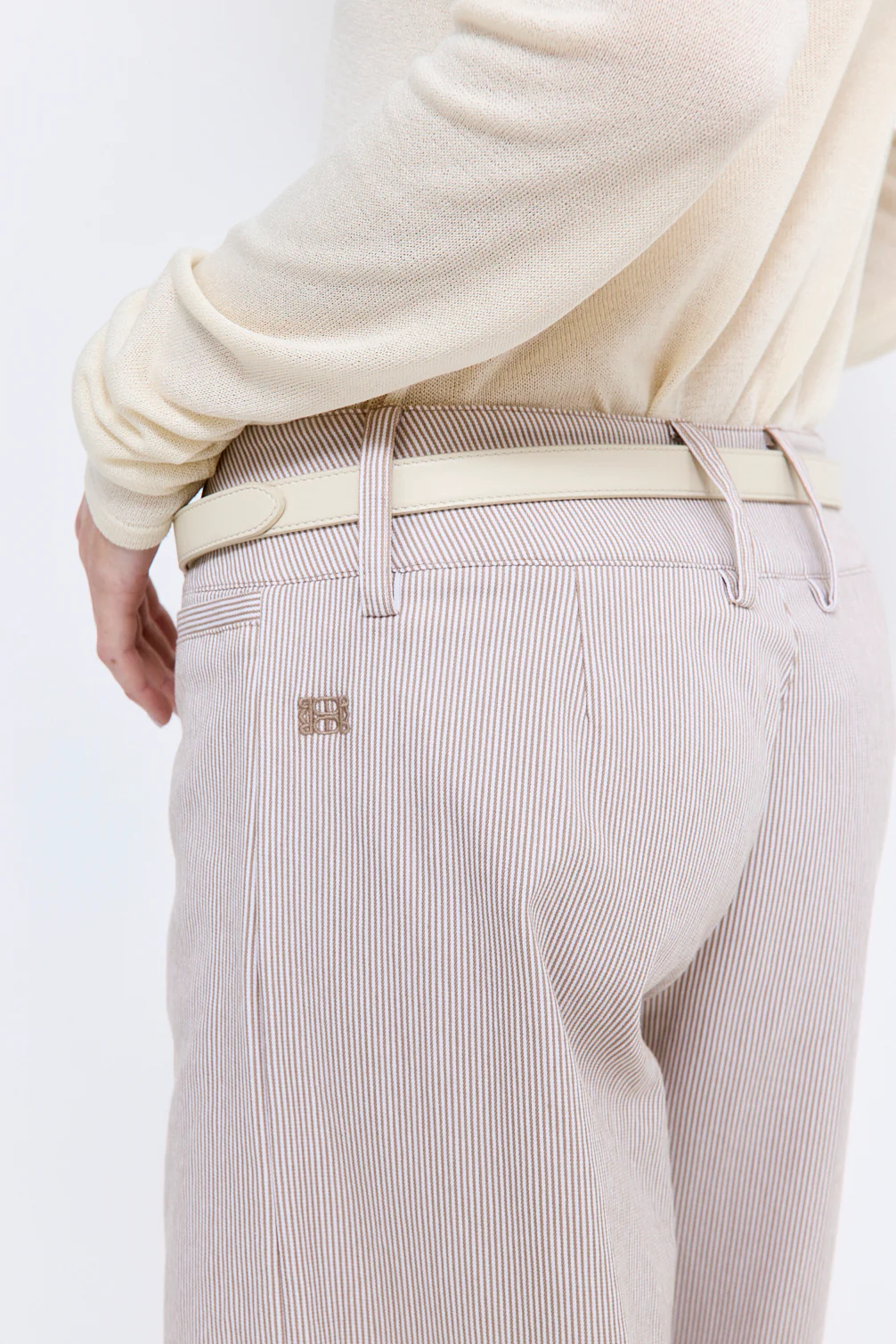Striped Drill Pants - Image 7