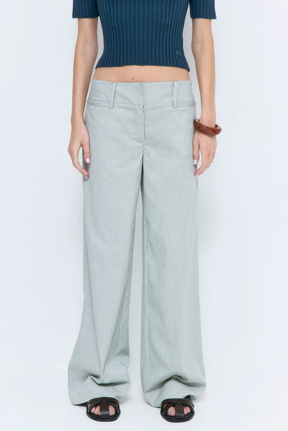 Striped Drill Pants - Image 2