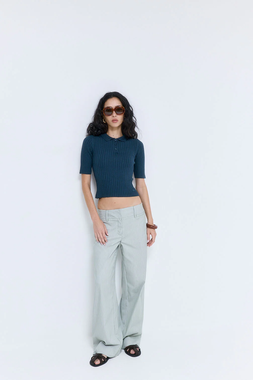 Striped Drill Pants - Image 3