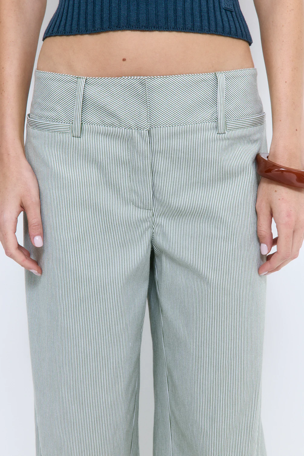 Striped Drill Pants - Image 6